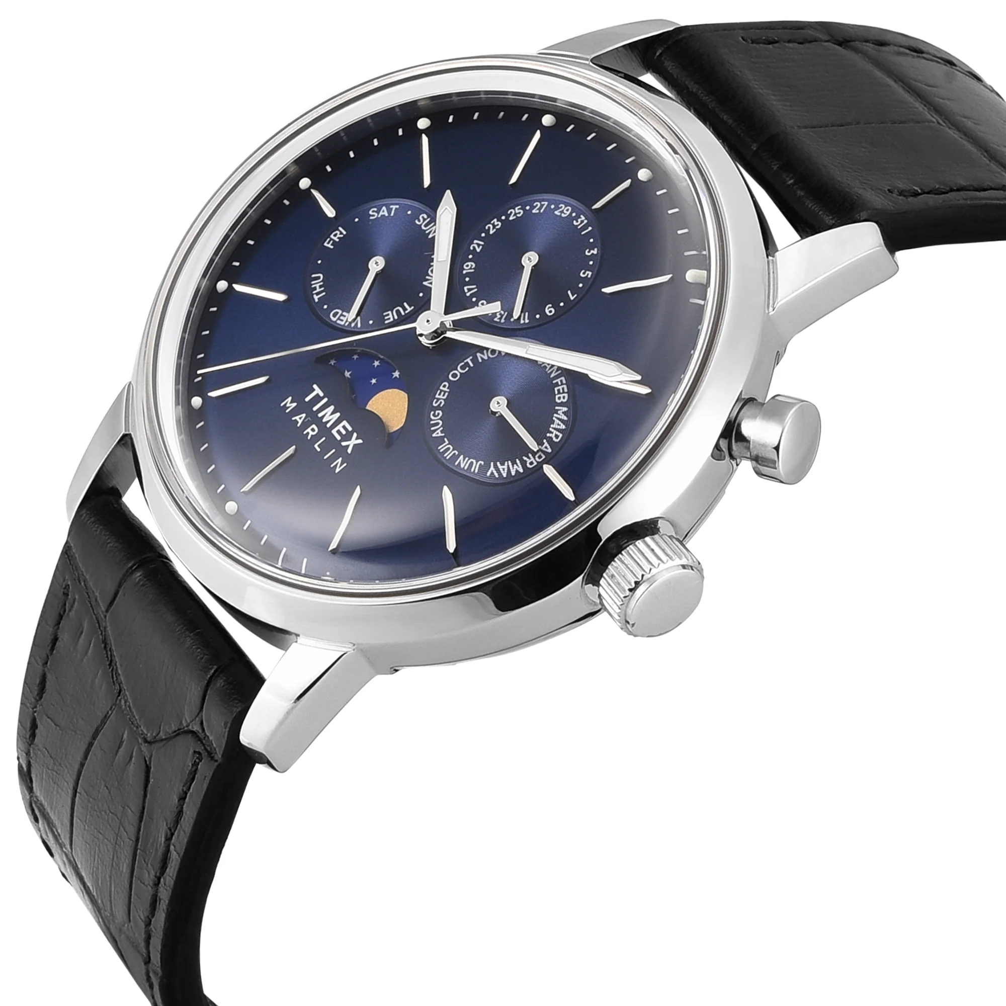 TIMEX Marlin Blue Round Dial Analog Men Watch - TWEG26803 - Image 2
