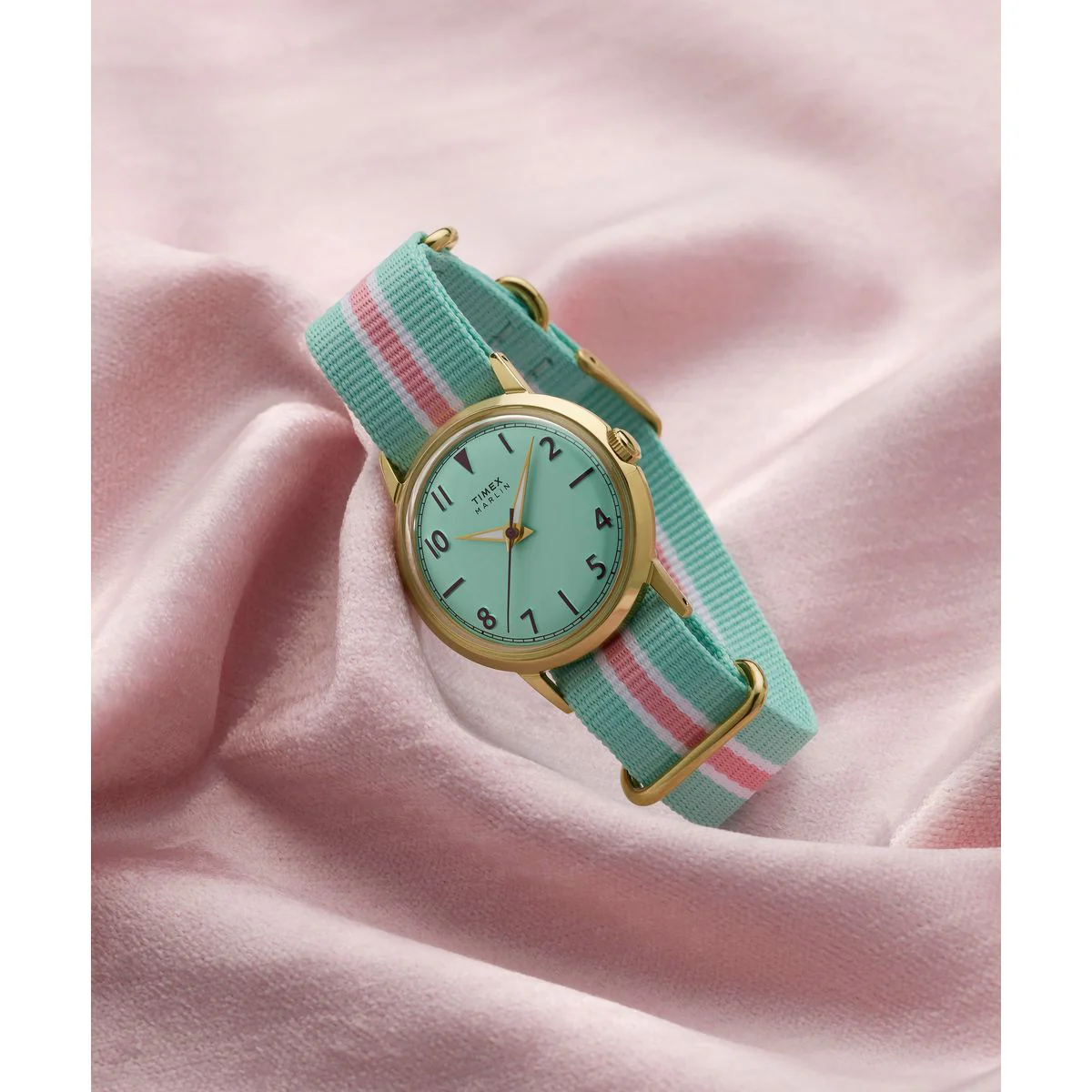 Timex Marlin Round 34mm Green Dial Analog Women Watch - TW2Y49700UJ - Image 2