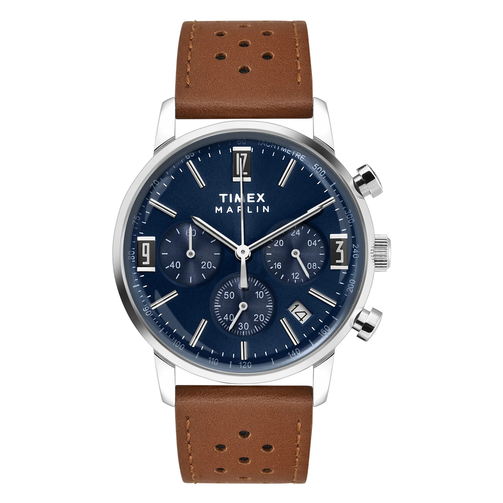 Timex Marlin Round 42mm Blue Dial Analog Men Watch - TWEG26714