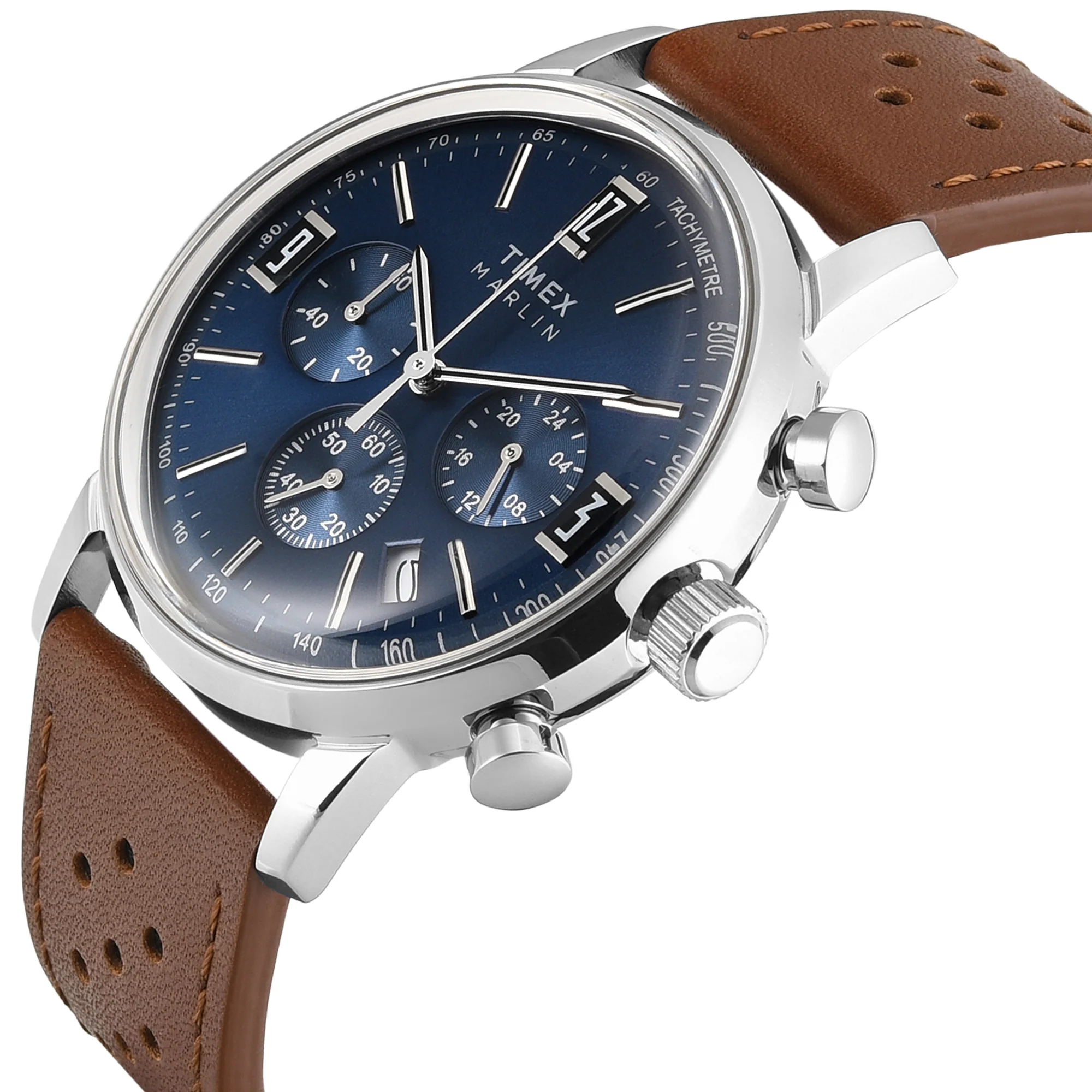 Timex Marlin Round 42mm Blue Dial Analog Men Watch - TWEG26714 - Image 2