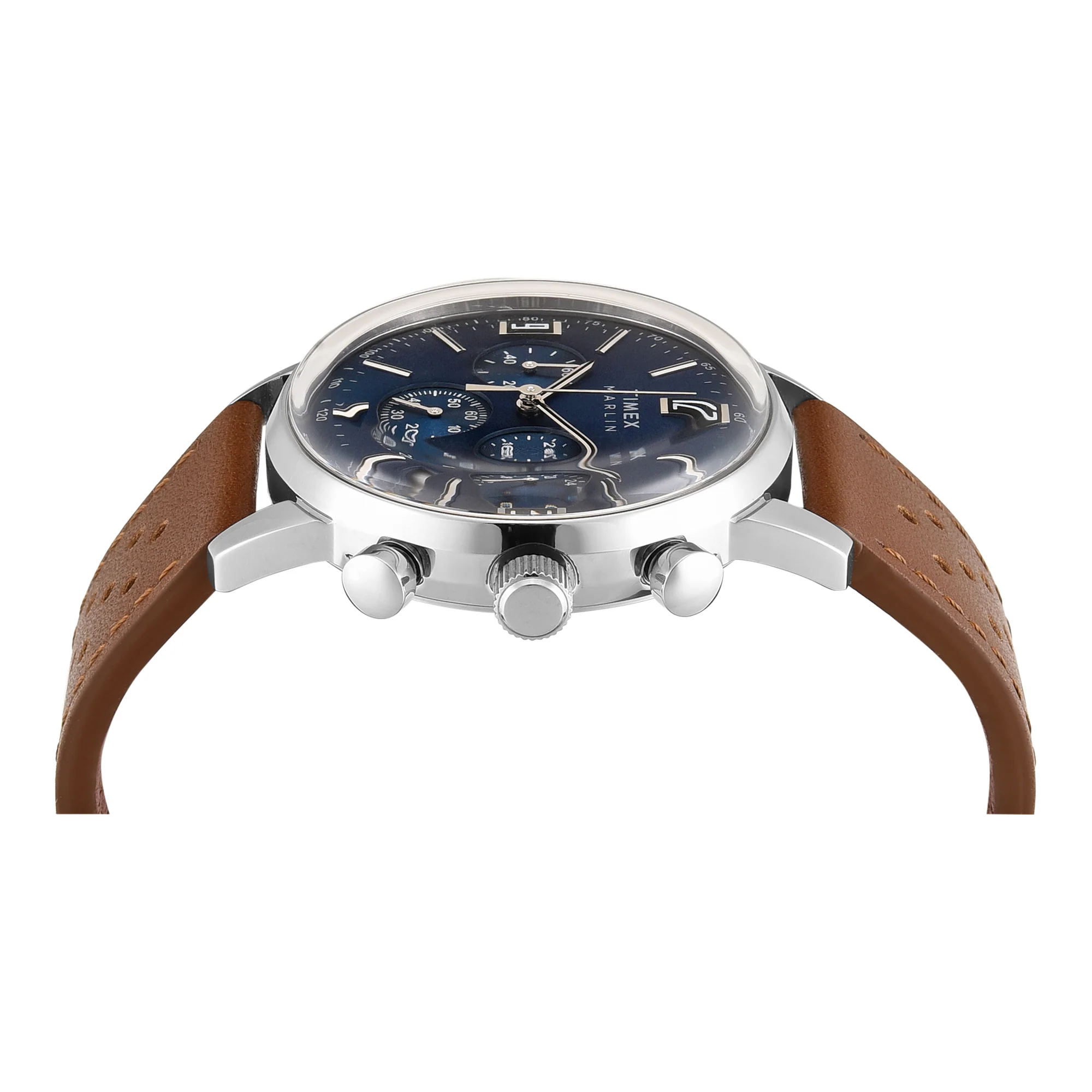 Timex Marlin Round 42mm Blue Dial Analog Men Watch - TWEG26714 - Image 4