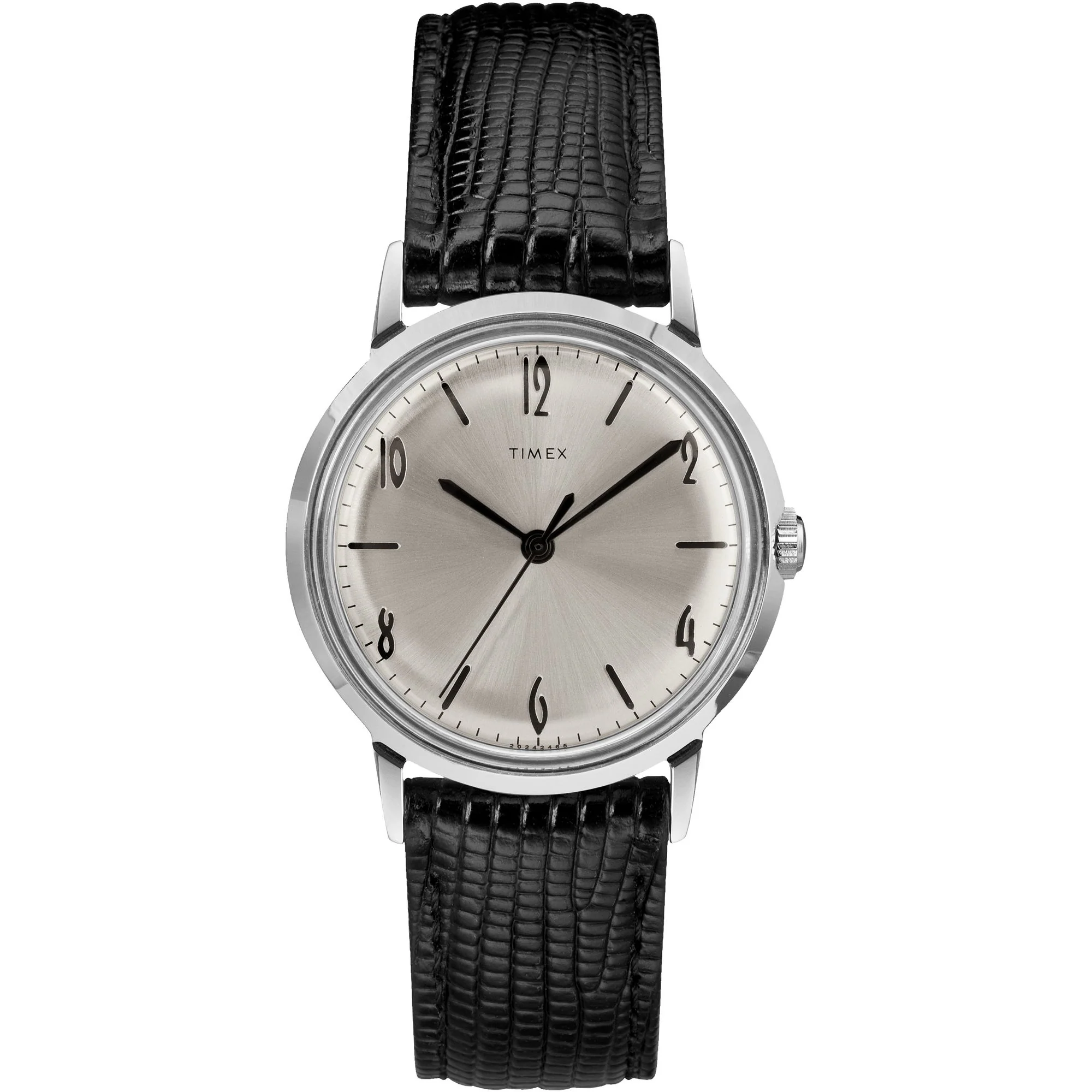 TIMEX Marlin Silver-Tone Round Dial Mechanical Automatic Men's Watch - TW2R47900U9