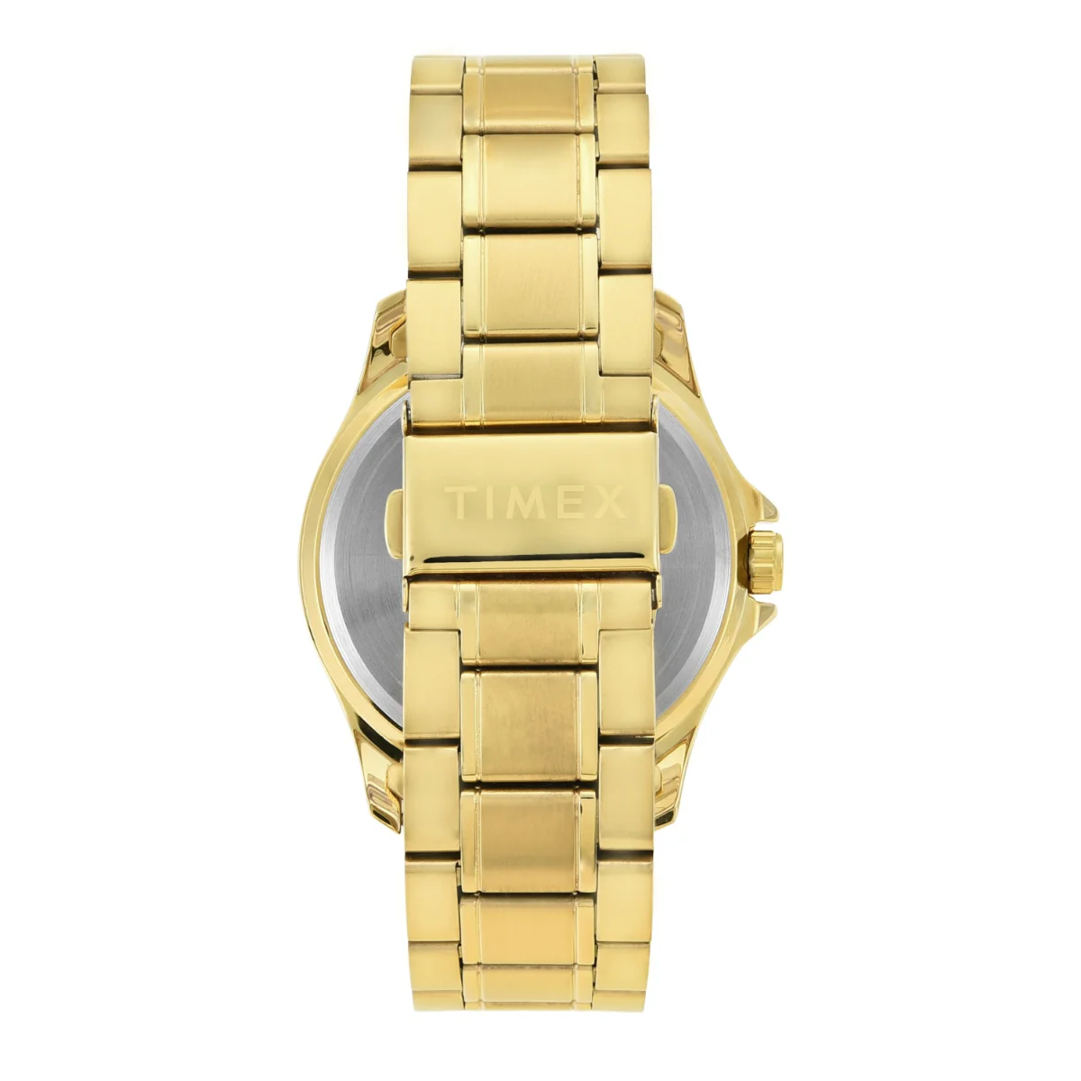 Timex Men Analog Black Round Brass Dial Watch- TW000X129 - Image 3