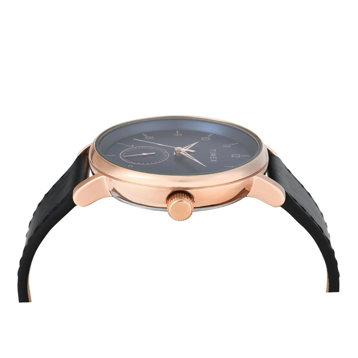 Timex Men Analog Blue Round Brass Dial Watch- TWEG20020 - Image 3