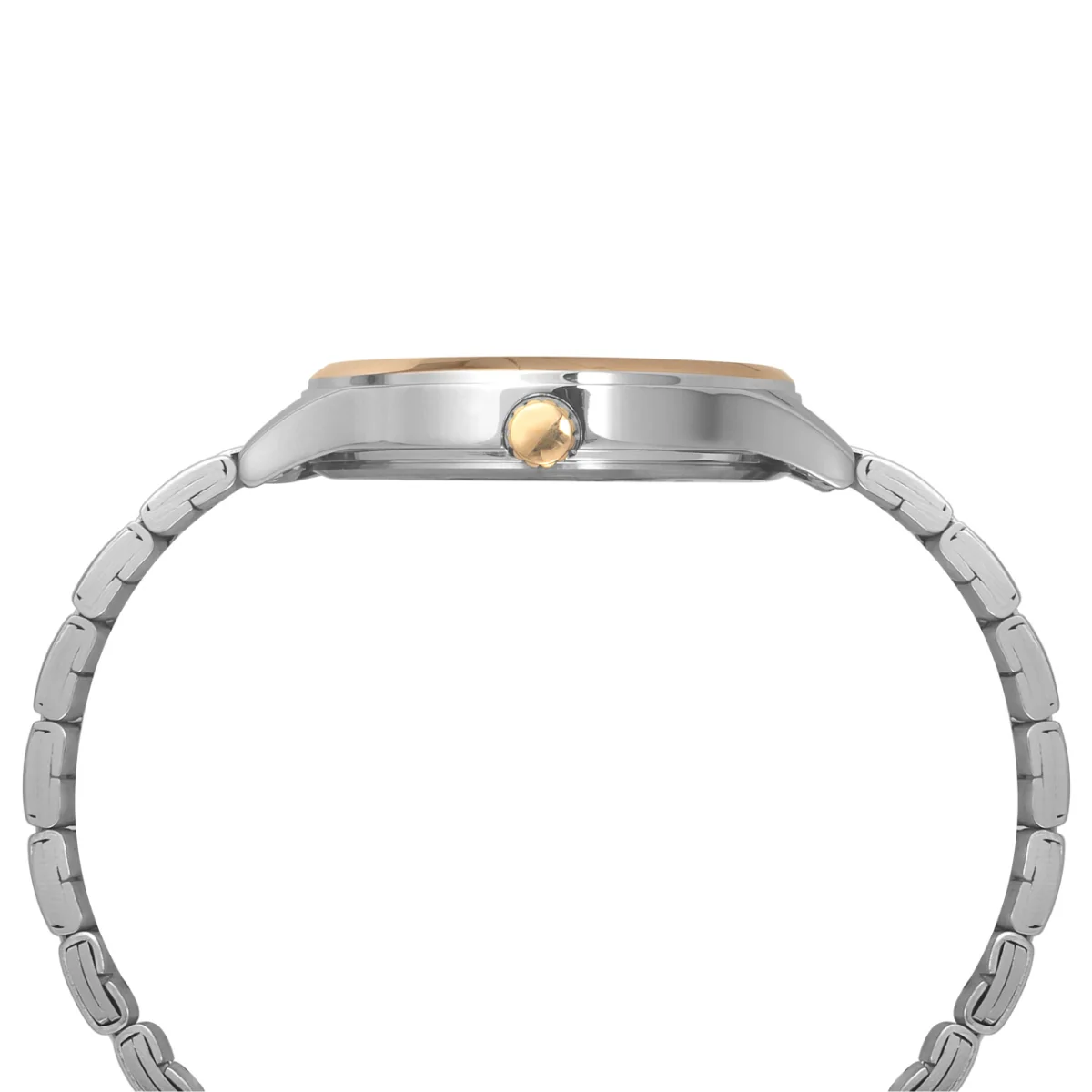 Timex Men Analog Silver Round Brass Dial Watch- TWEG18423 - Image 3