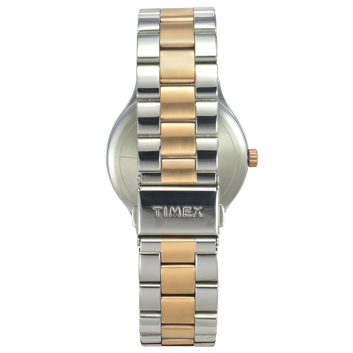 Timex Men Analog Silver Round Brass Dial Watch- TWEG18423 - Image 4