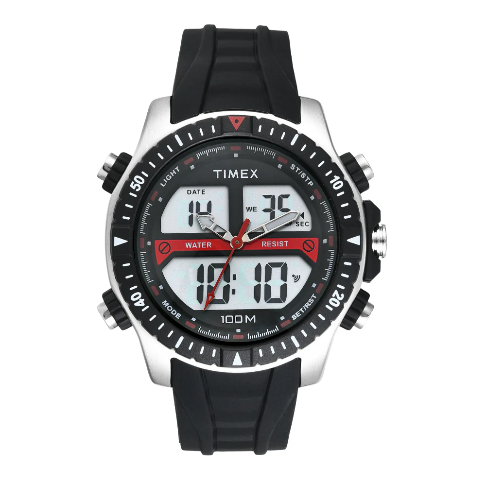 Timex Men Analog-Digital Round Dial Watch- TWESK3400T