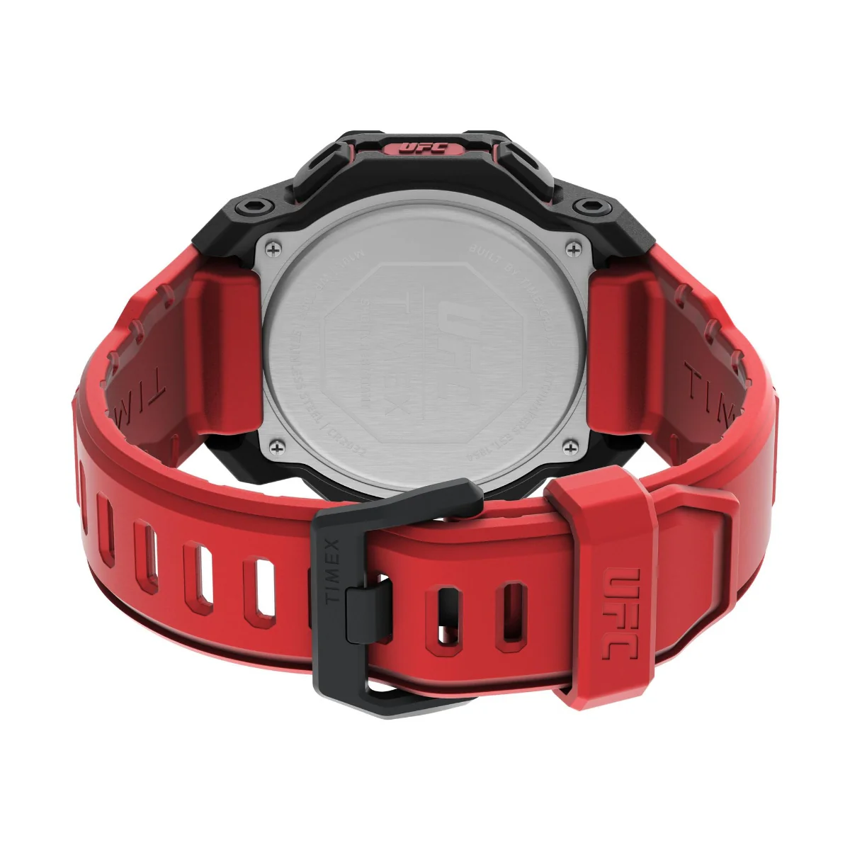 Timex Men Black Octogonal Resin Dial Digital Watch-TW2V88200X6 - Image 2