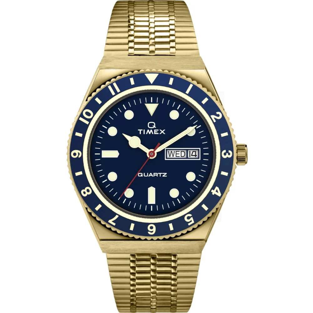 Q Timex Reissue 38mm Stainless Steel Bracelet Watch