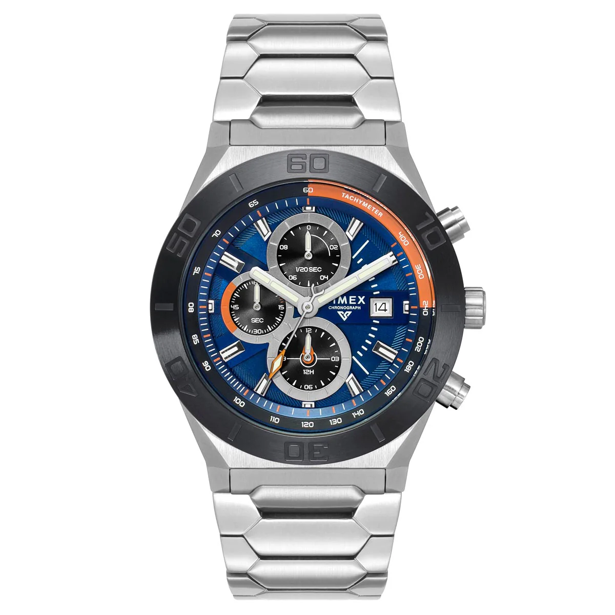 TIMEX Men Blue Round Dial Analog Chronograph Watch - TWEG24900