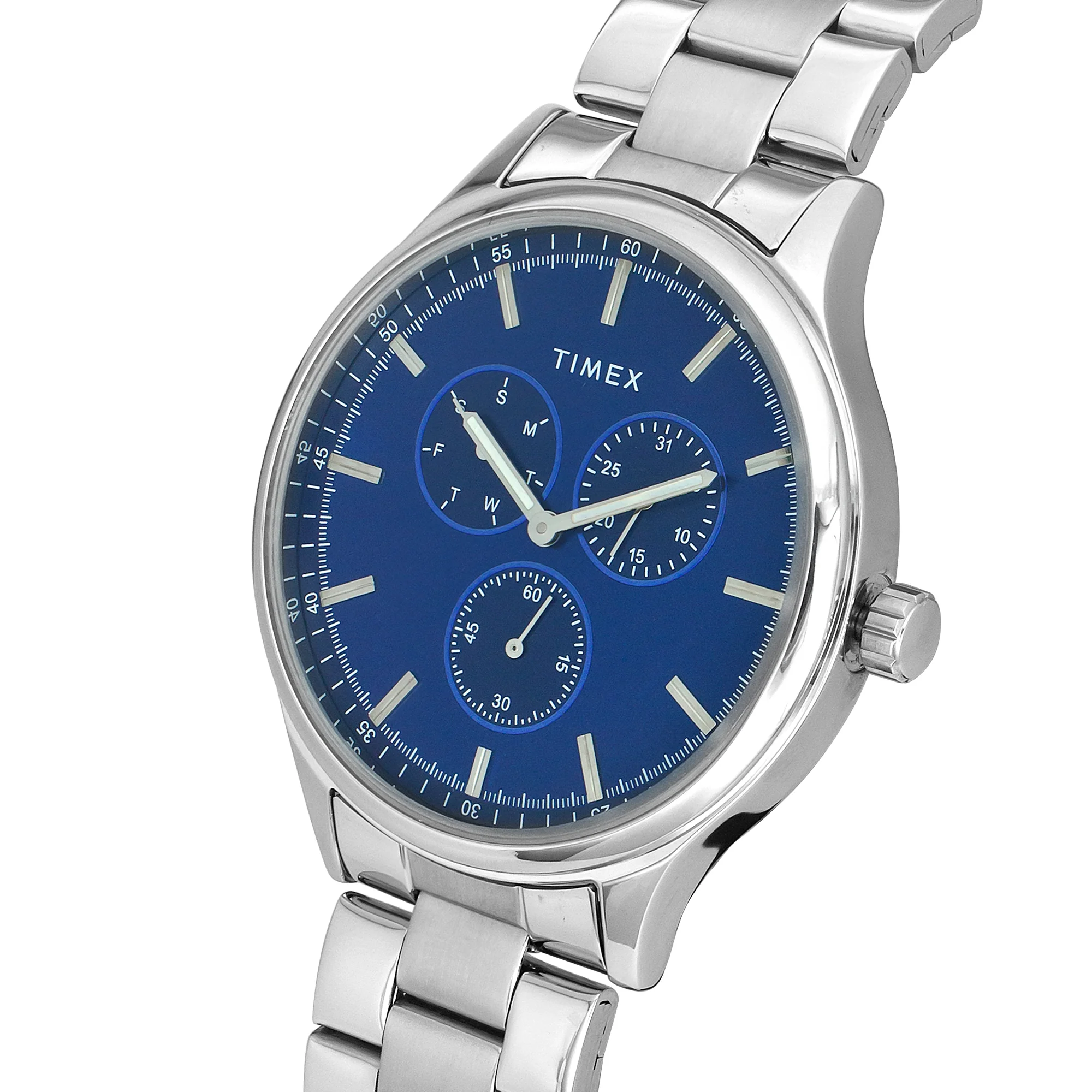 TIMEX Men Blue Round Dial Analog Watch - TWEG184SMU10 - Image 2