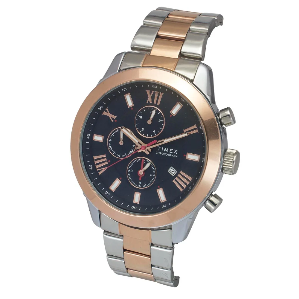 Timex Cosmic Awe Men Chronograph Round Dial Blue Watch - TWEG18516 - Image 2