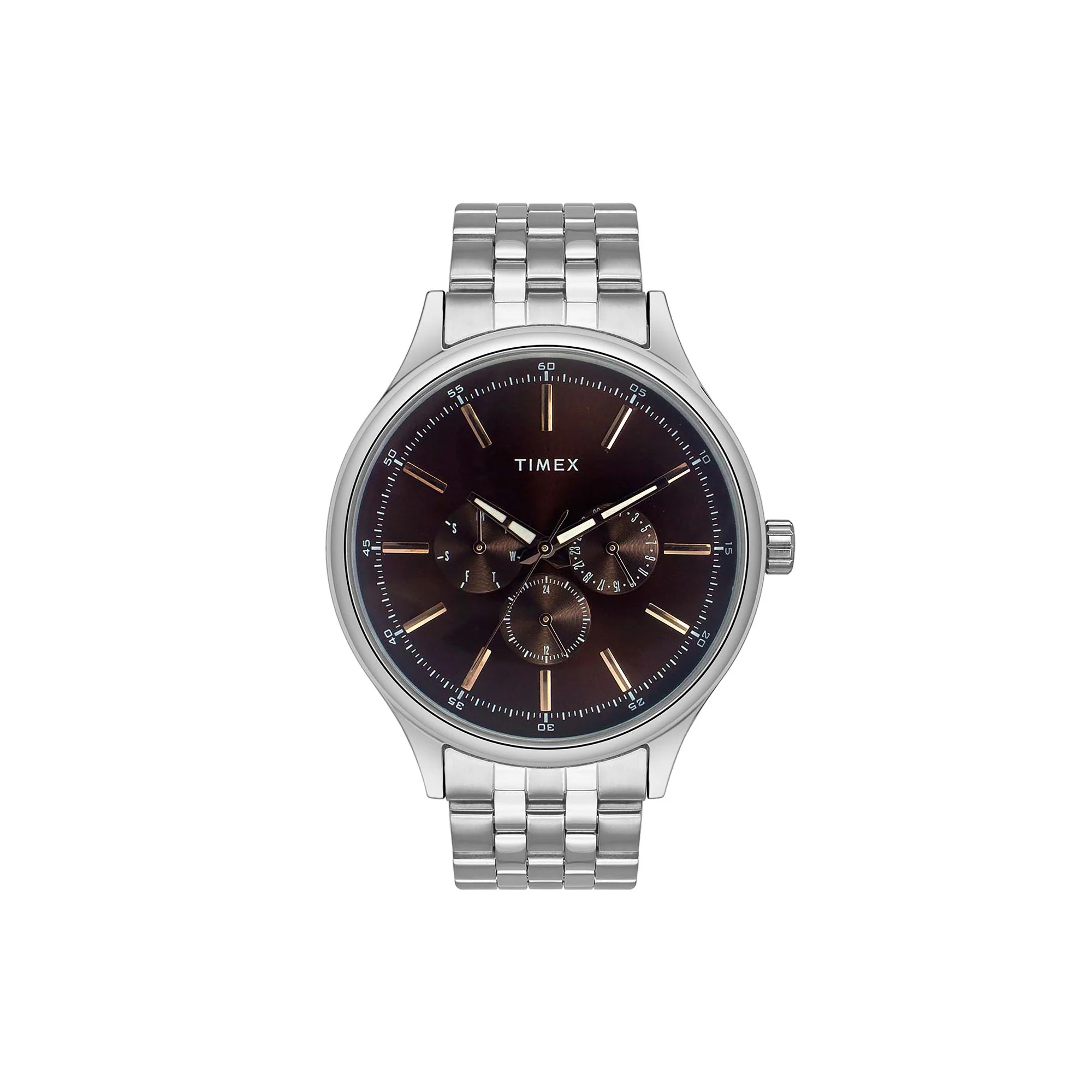 TIMEX Men Brown Round Dial Analog Watch - TWEG184SMU09