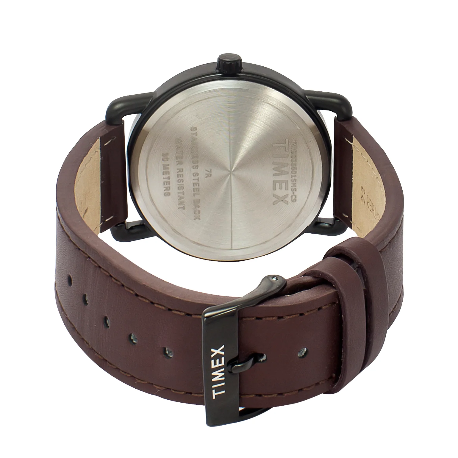 TIMEX Men Champagne Round Dial Analog Watch - TWEG25601 - Image 3