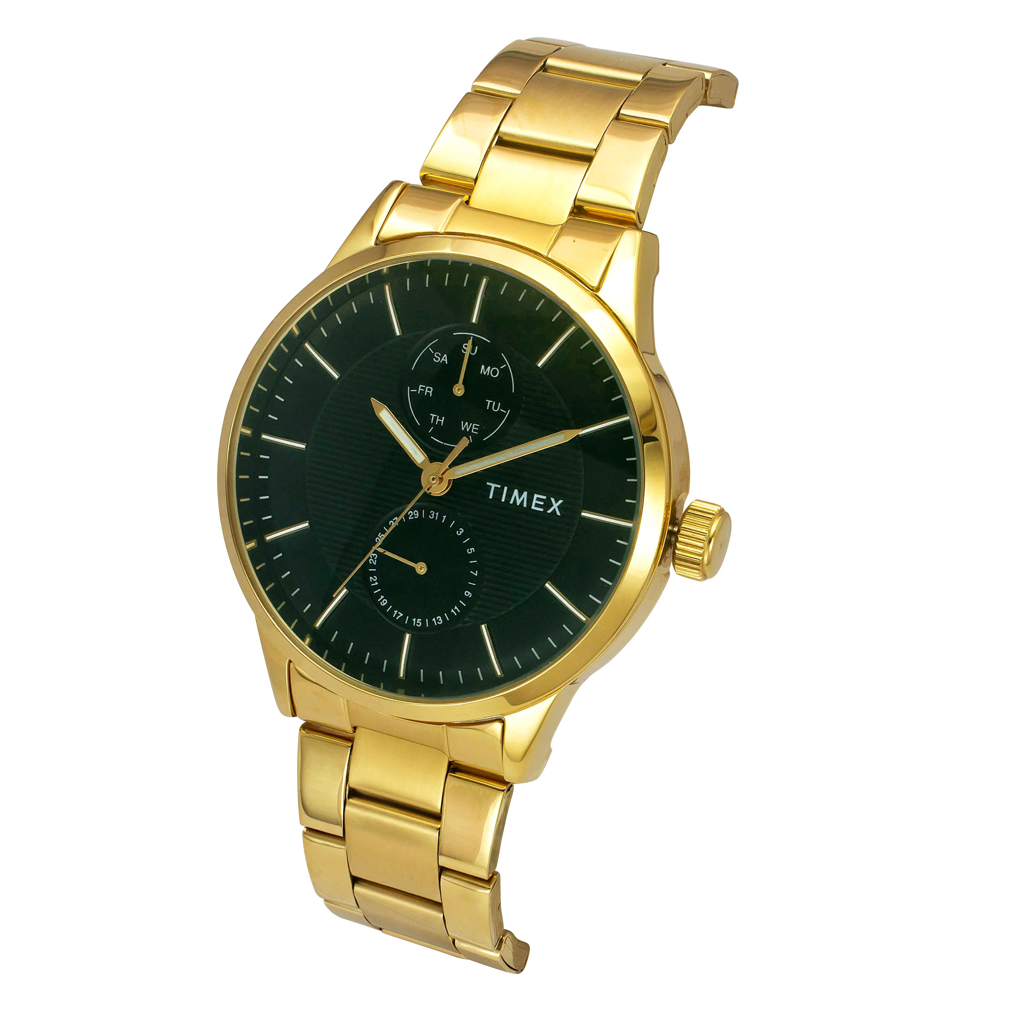 Timex Men Green Round Dial Analog Watch - TWEG19939 - Image 2