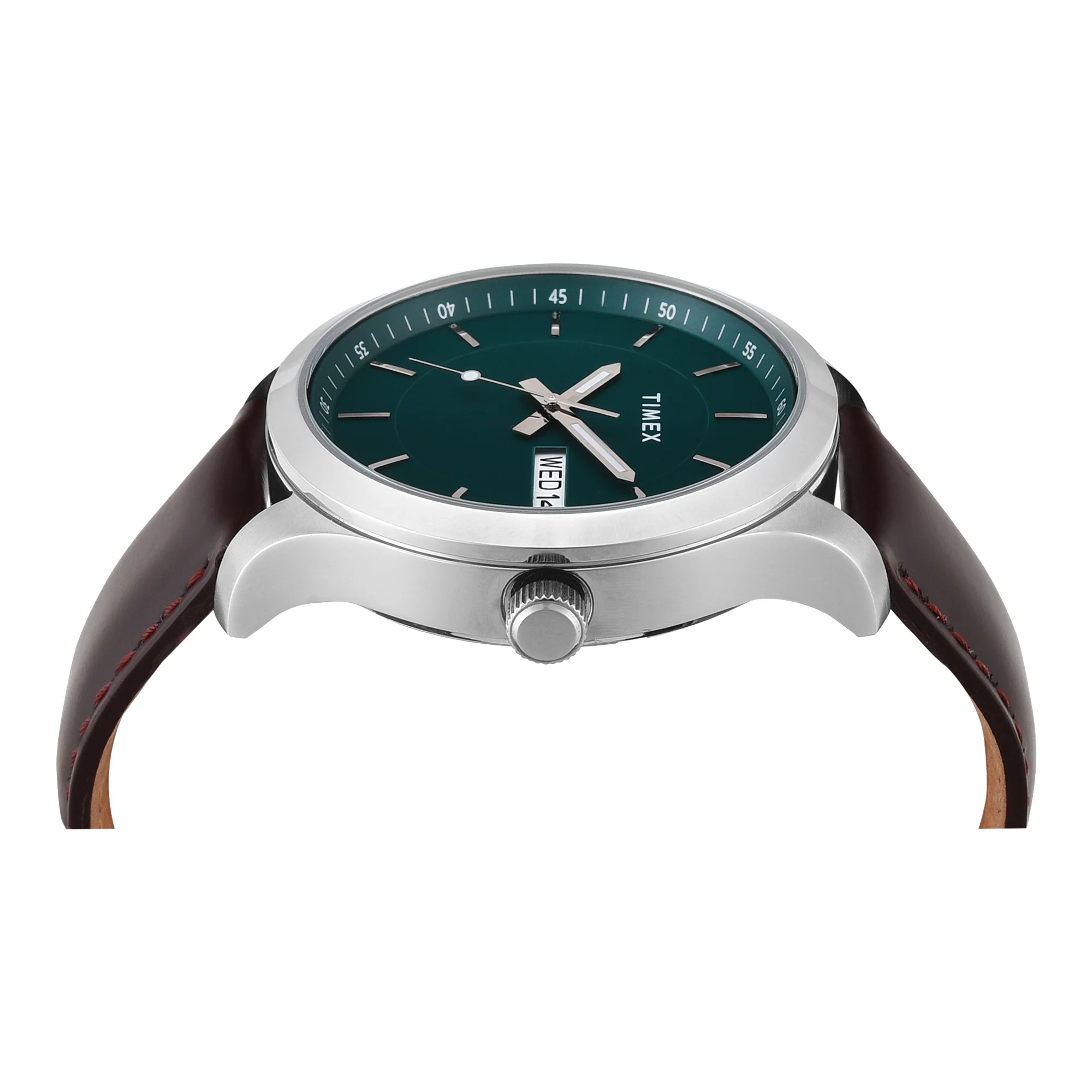 TIMEX Men Green Round Dial Analog Watch - TWEG20800 - Image 4
