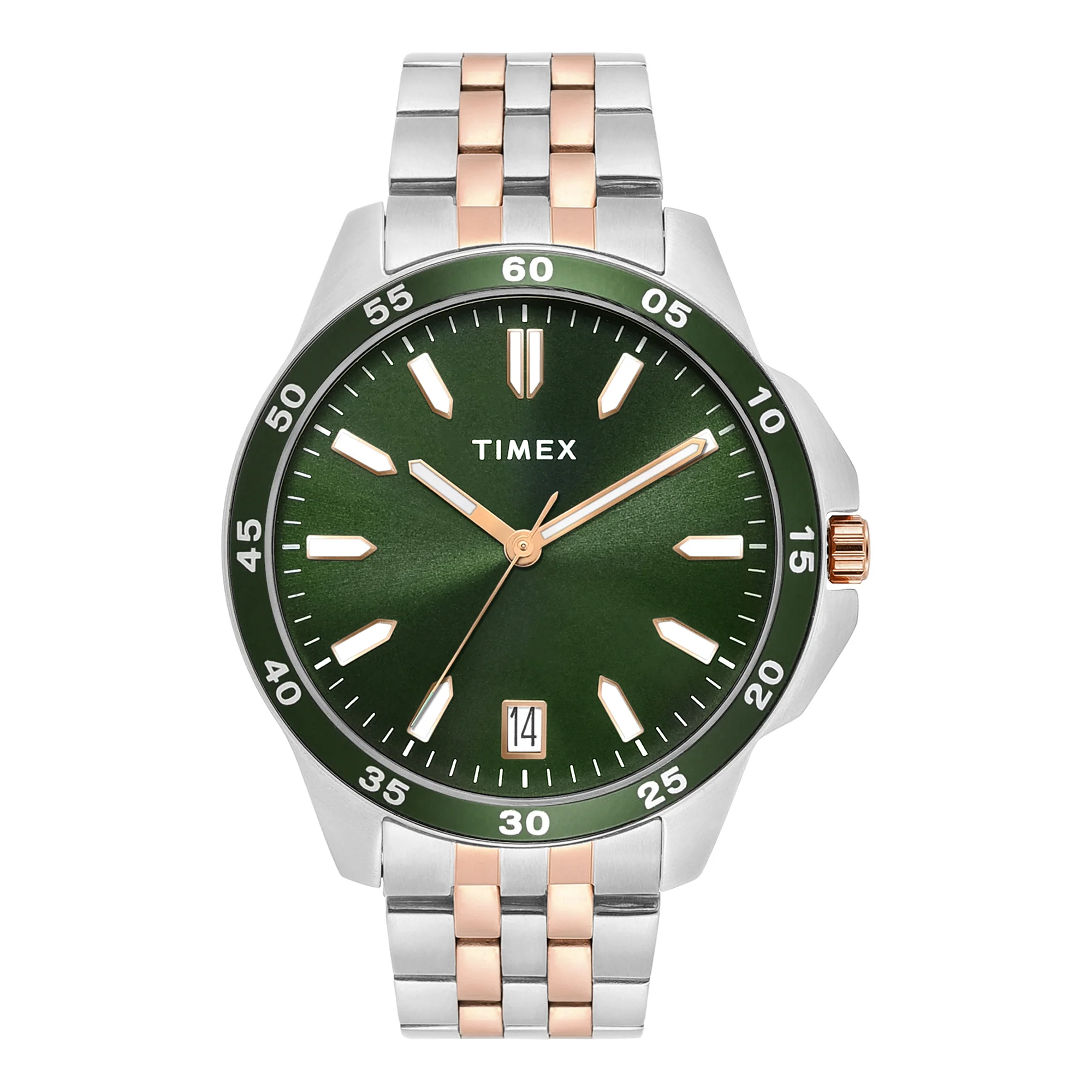 TIMEX Men Green Round Dial Analog Watch - TWEG25301