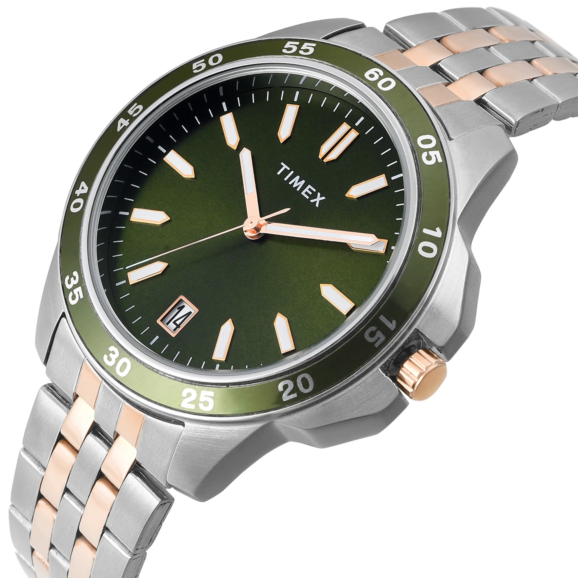 TIMEX Men Green Round Dial Analog Watch - TWEG25301 - Image 2