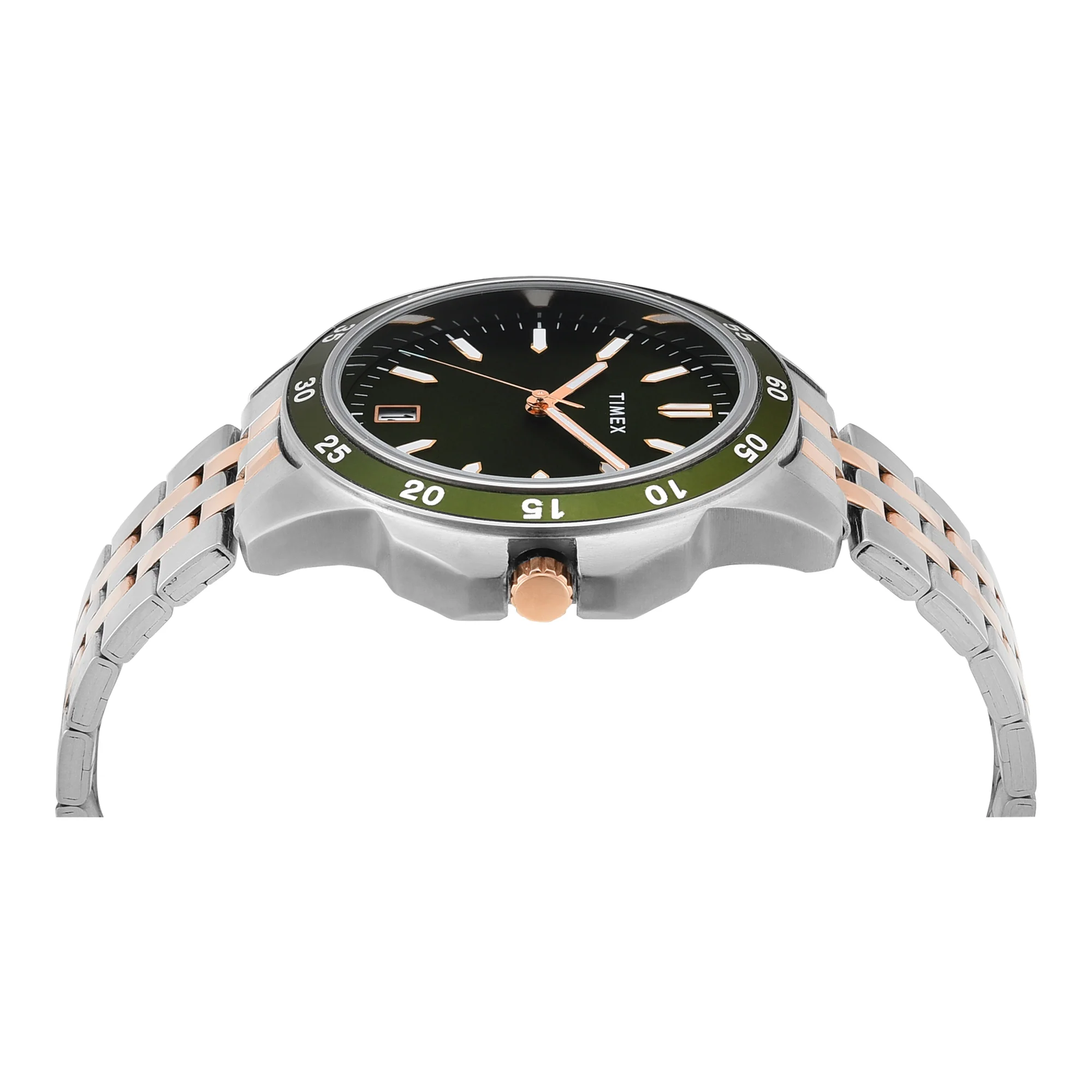 TIMEX Men Green Round Dial Analog Watch - TWEG25301 - Image 3