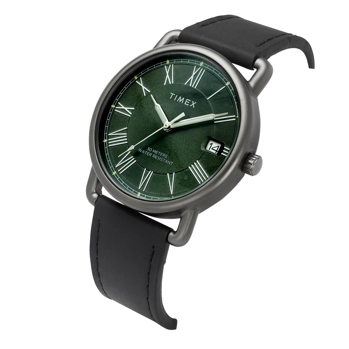 TIMEX Men Green Round Dial Analog Watch - TWEG25602 - Image 2