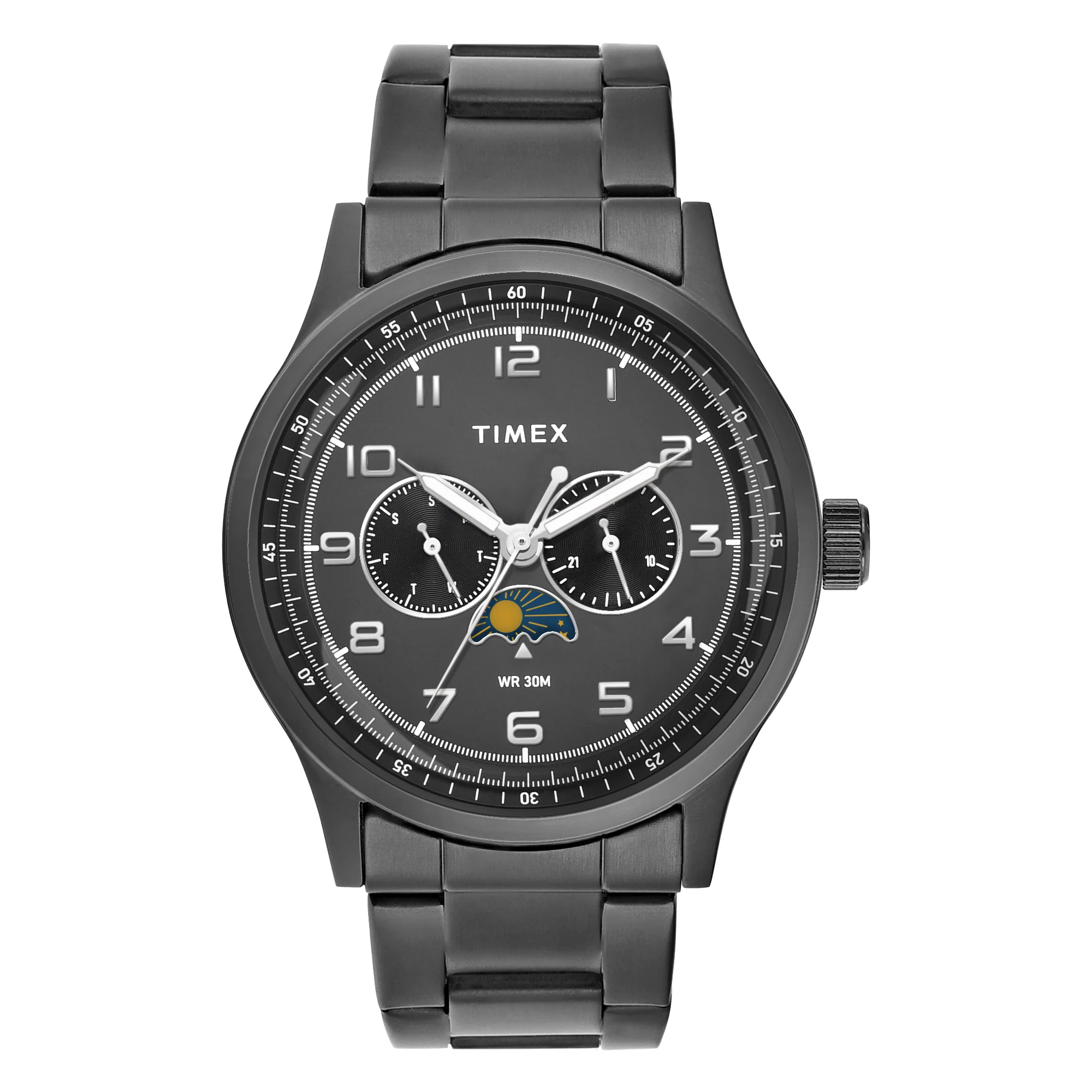 TIMEX Men Grey Round Dial Analog Watch - TWEG19610