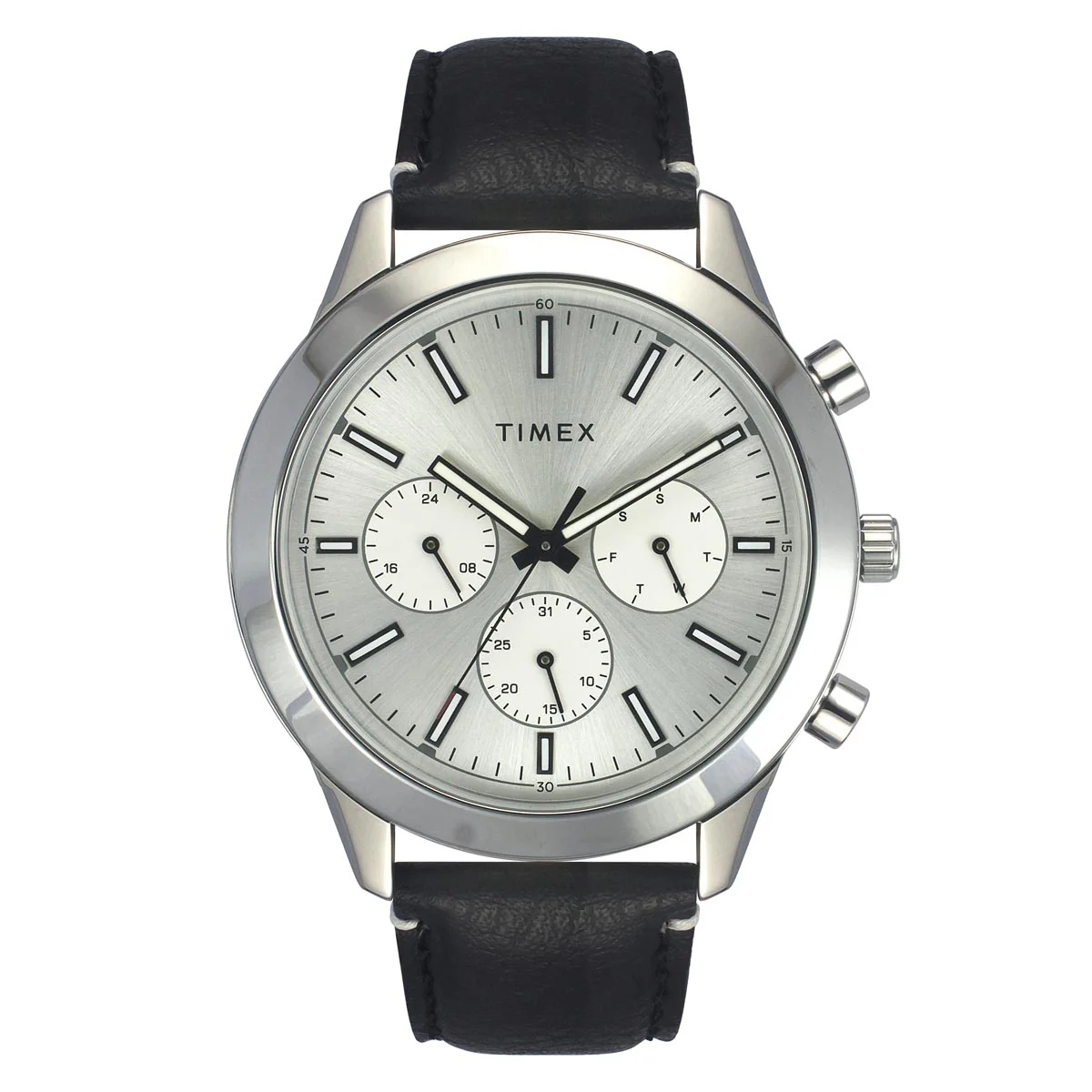 TIMEX Men Silver Round Dial Analog Watch - TWEG185SMU06