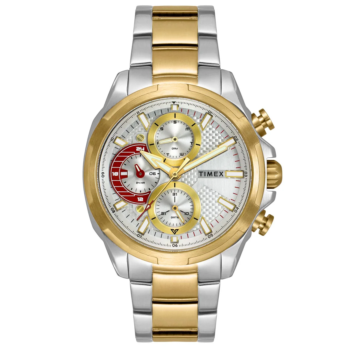 TIMEX Men Silver Round Dial Analog Watch - TWEG25001