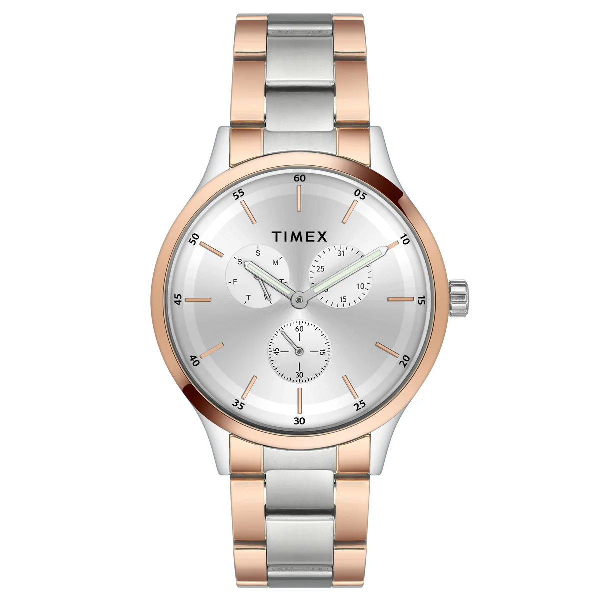 TIMEX Men Silver Round Dial Analog Watch - TWHG03SMU16