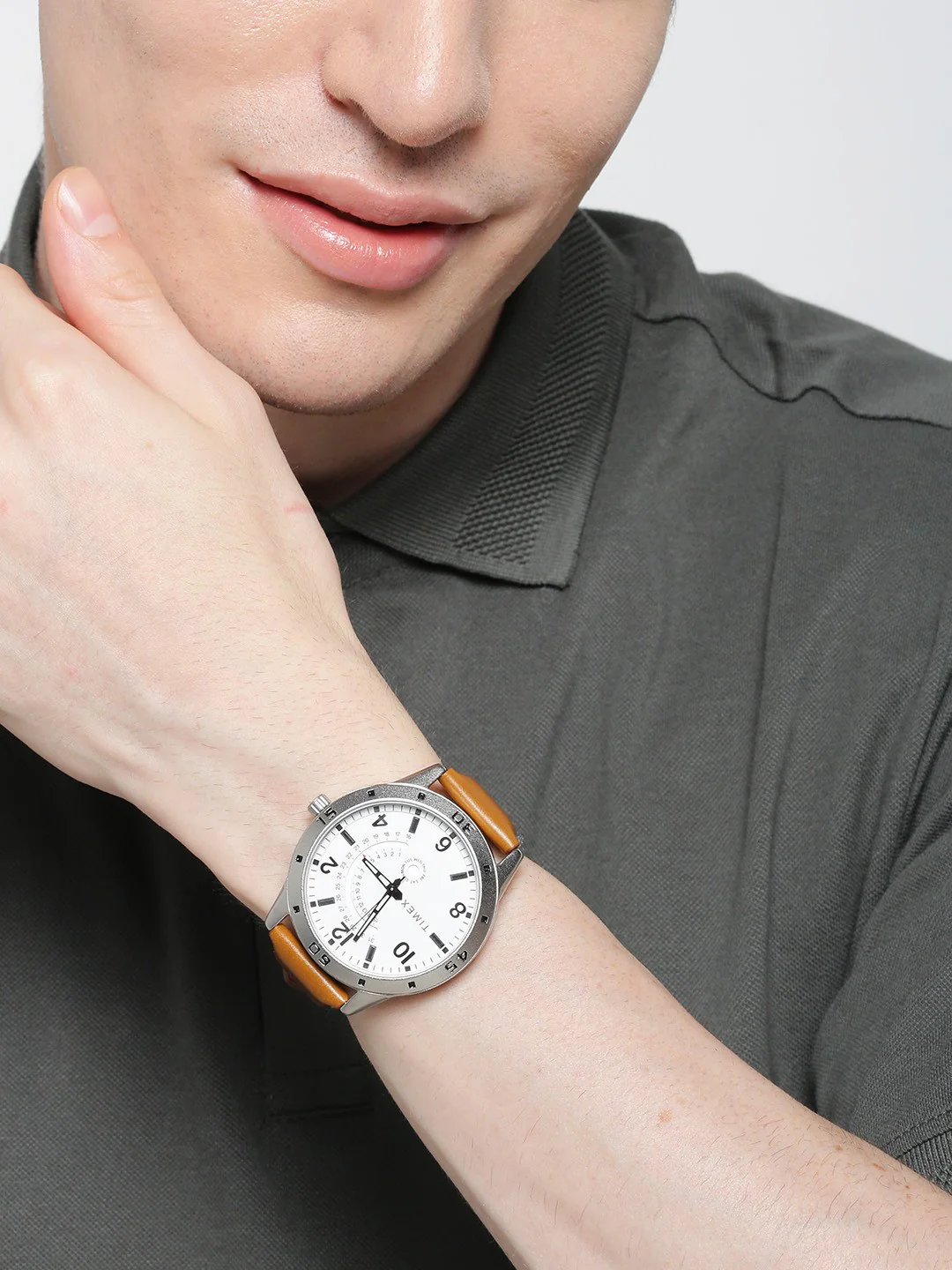 TIMEX Men White Round Dial Analog Watch - TW000U927 - Image 5