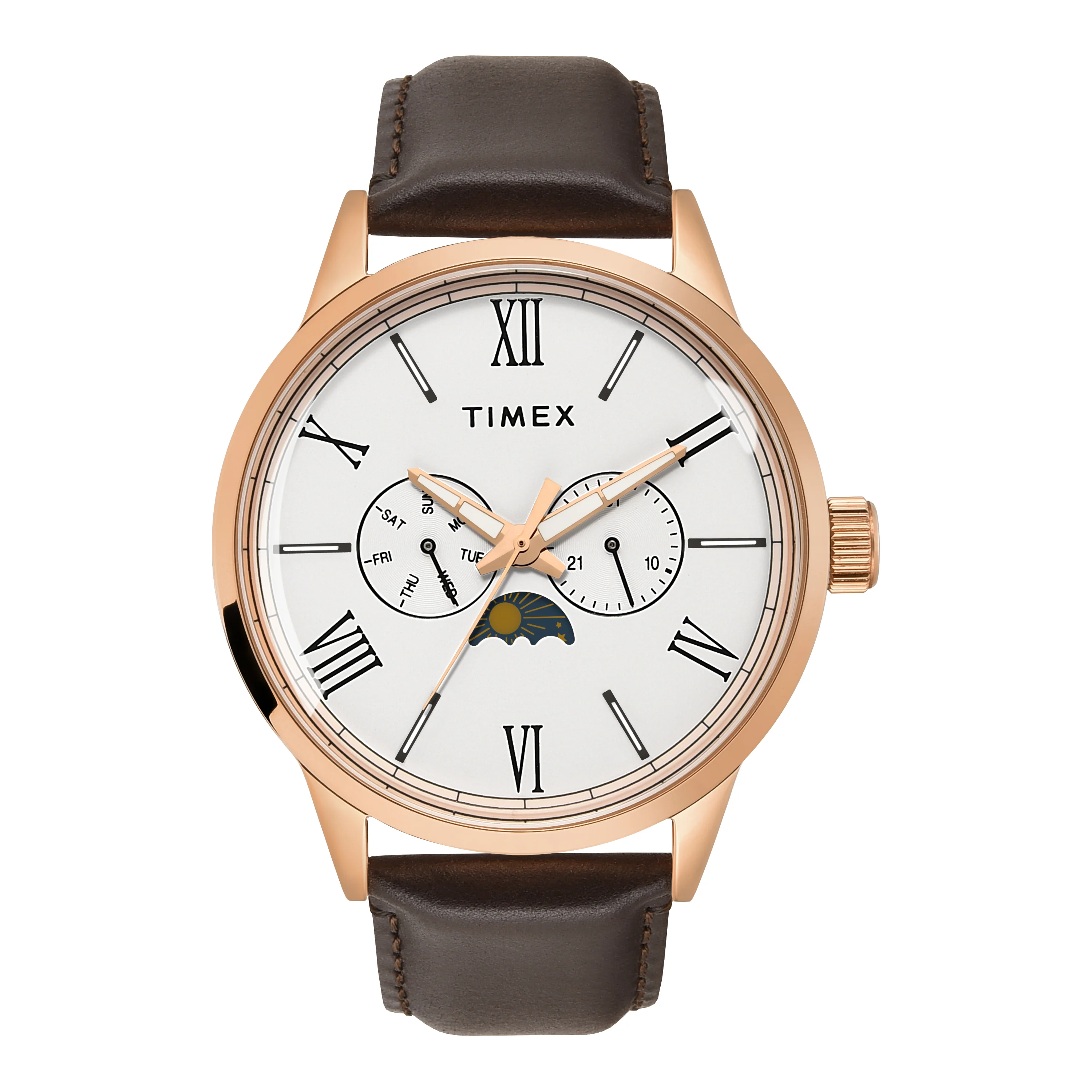 TIMEX Men White Round Dial Analog Watch - TWEG19943