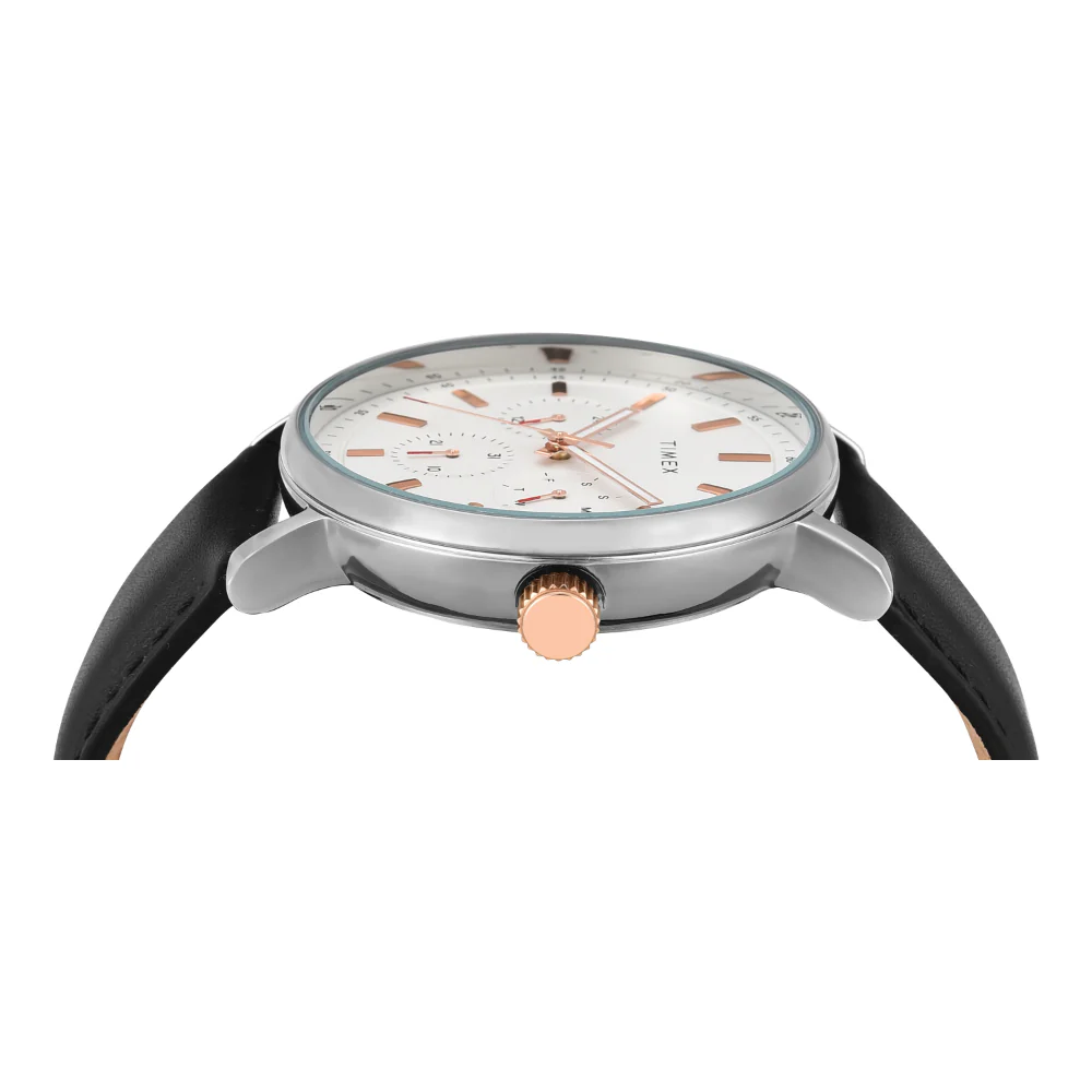 Timex Men White Round Multifunction Dial Watch- TWEG20021 - Image 4