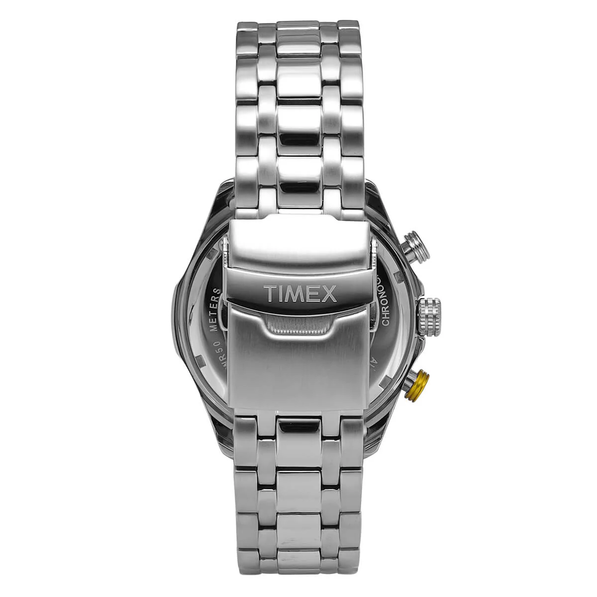 Timex E Class Men's Blue Dial Round Case Chronograph Function Watch -TWEG20302 - Image 4