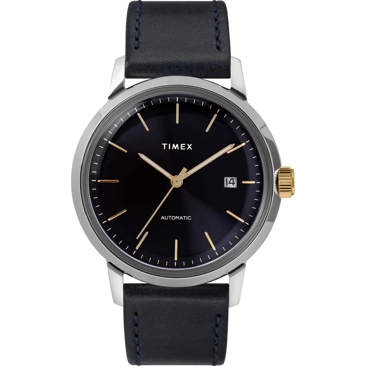 Timex Heritage Collection Men's Mechanical Automatic Wind Stainless Steel Dial Round Case Automatic Function Watch -TW2T23100