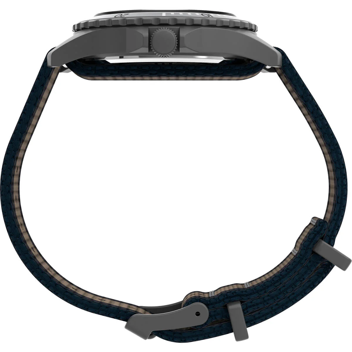 Timex Military Men's Quartz Analog Gunmetal Dial Round Case Stainless-Steel Function Watch -TW2U90100 - Image 2