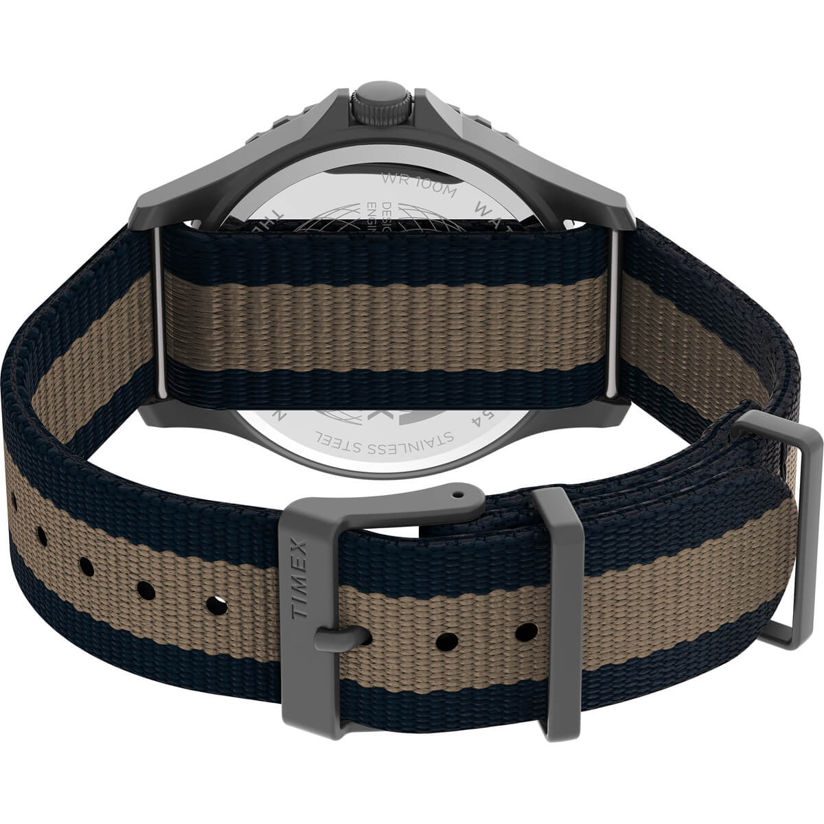 Timex Military Men's Quartz Analog Gunmetal Dial Round Case Stainless-Steel Function Watch -TW2U90100 - Image 5