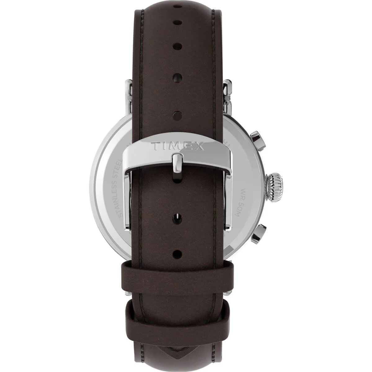 Timex Essential Collection Men's Quartz Analog Silver-Tone Dial Round Case Chronograph Function Watch -TW2V27600 - Image 3