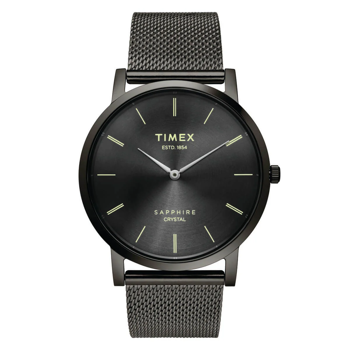 Timex Empera Men's Grey Dial Round Case 2 Hands Function Watch -TWEG17413