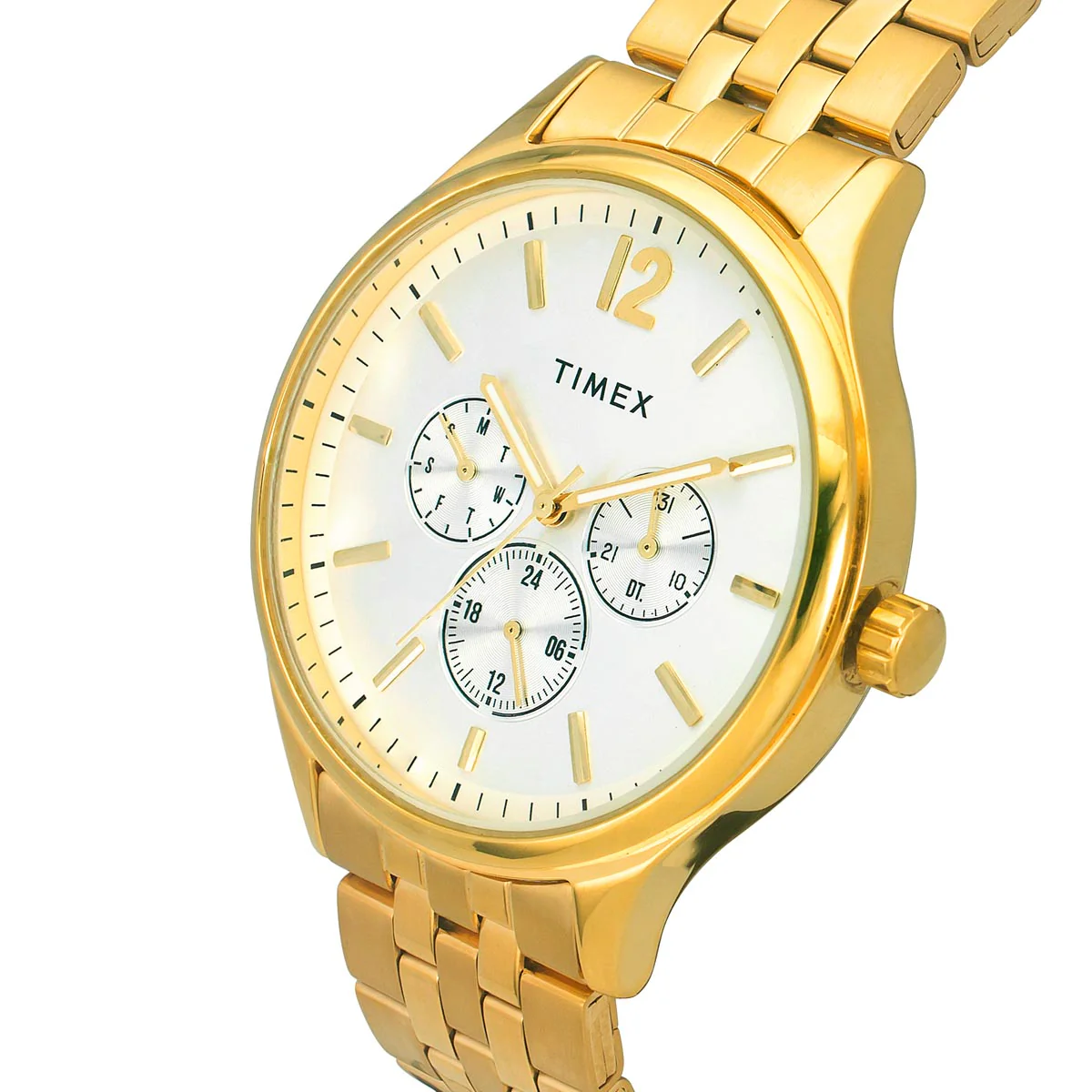 Timex Fashion Men's Silver Dial Round Case Multifunction Function Watch -TWEG18414 - Image 2