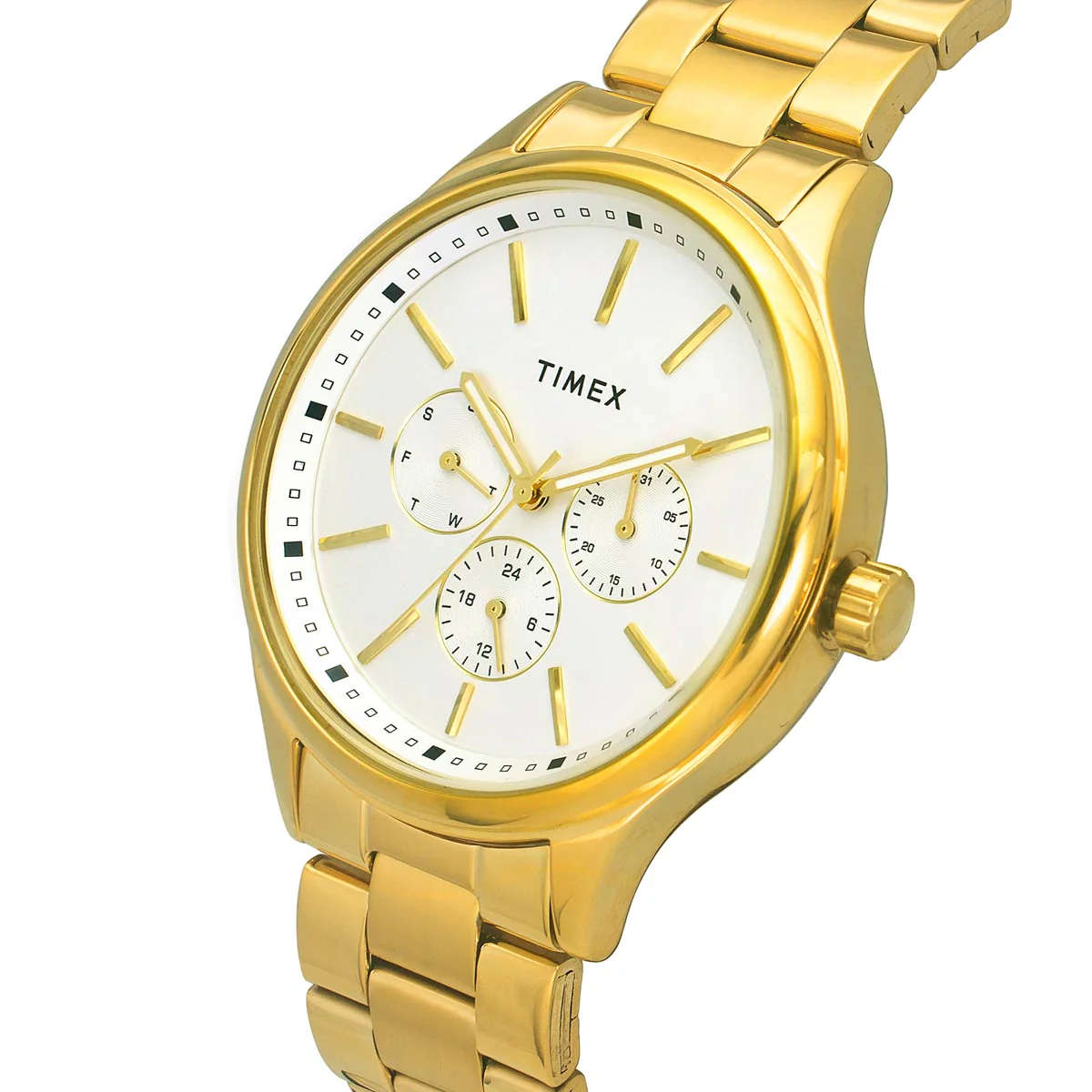 Timex Fashion Men's Silver Dial Round Case Multifunction Function Watch -TWEG18416 - Image 2