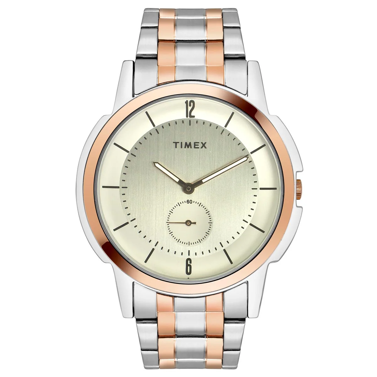 Timex Multifunction Men Analog Silver Dial Coloured Quartz Watch, Round Dial with 30 mm Case width - TWB2G01SMU02