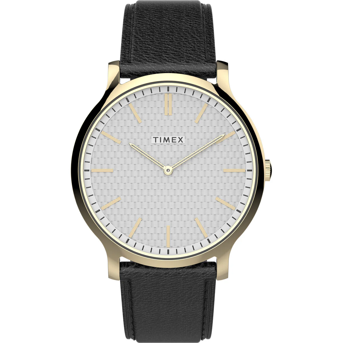 Gallery 40mm Leather Strap Watch
