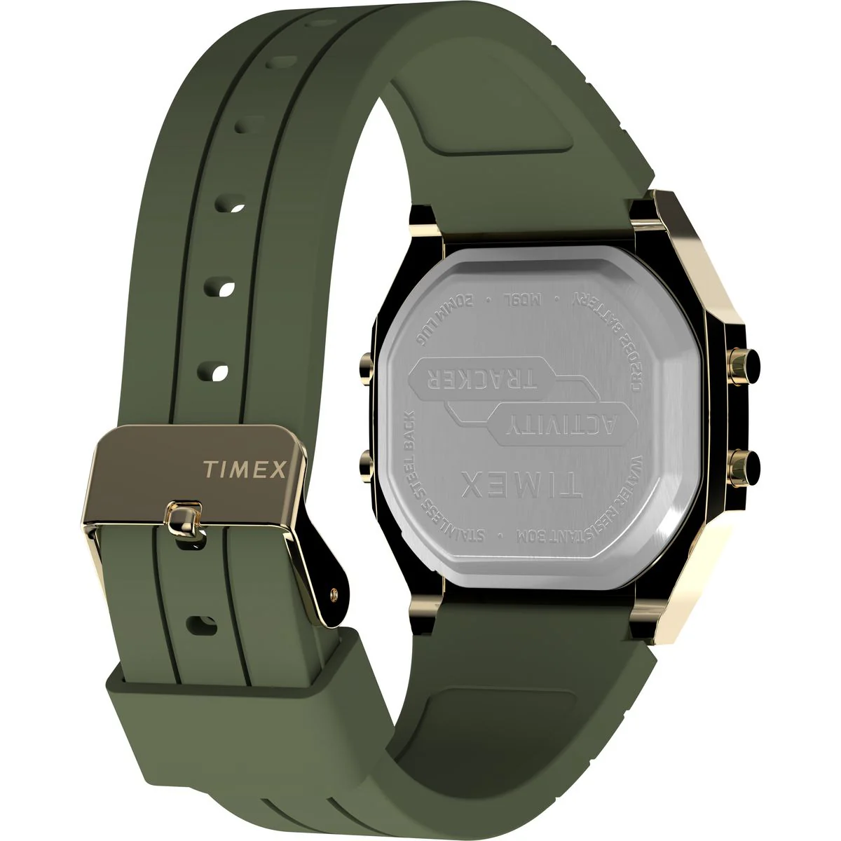 Timex Octogonal 40mm Grey Dial Digital Unisex Watch - TW5M60800JQ - Image 5