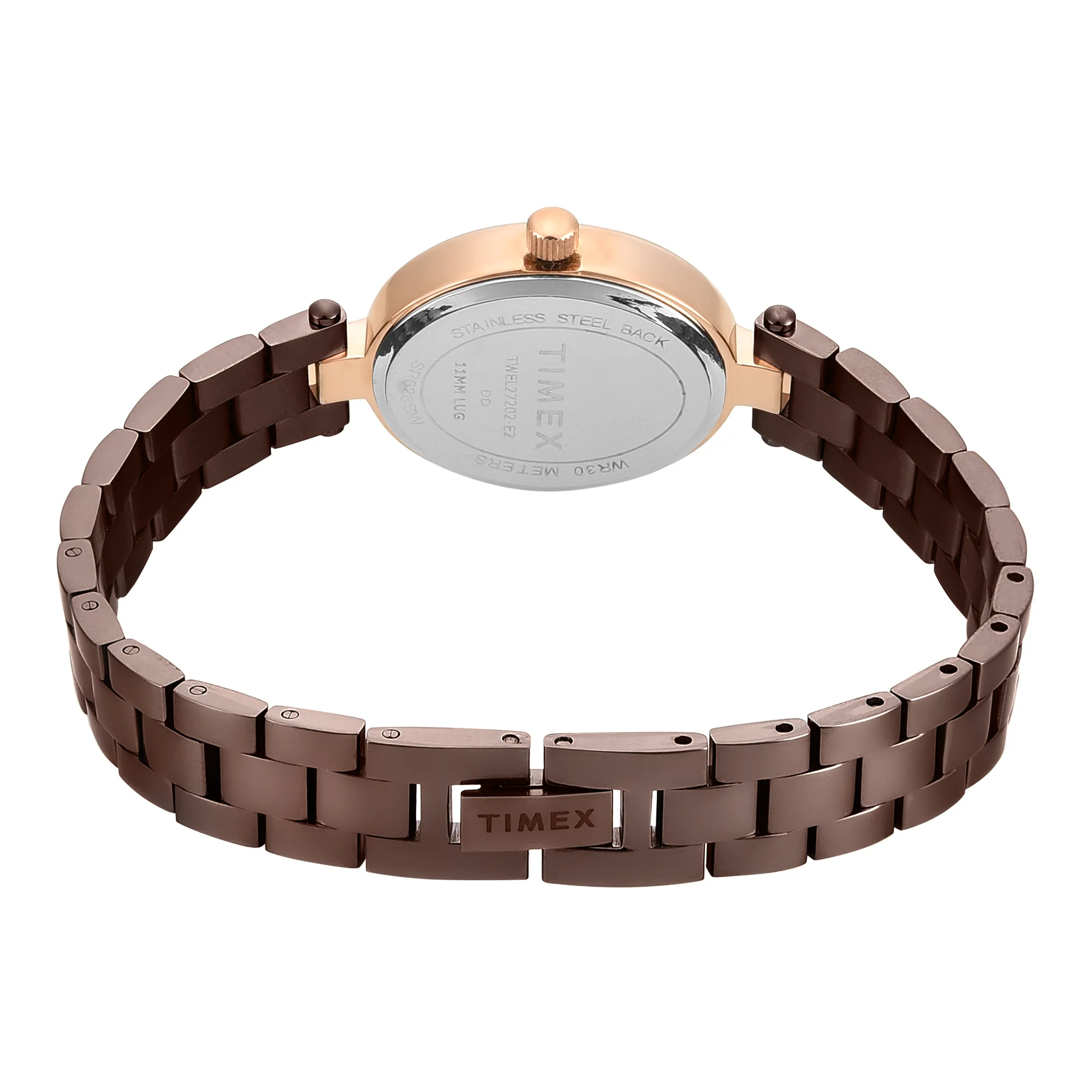 Timex Oval 23mm Brown Dial Analog Women Watch - TWEL27202 - Image 4