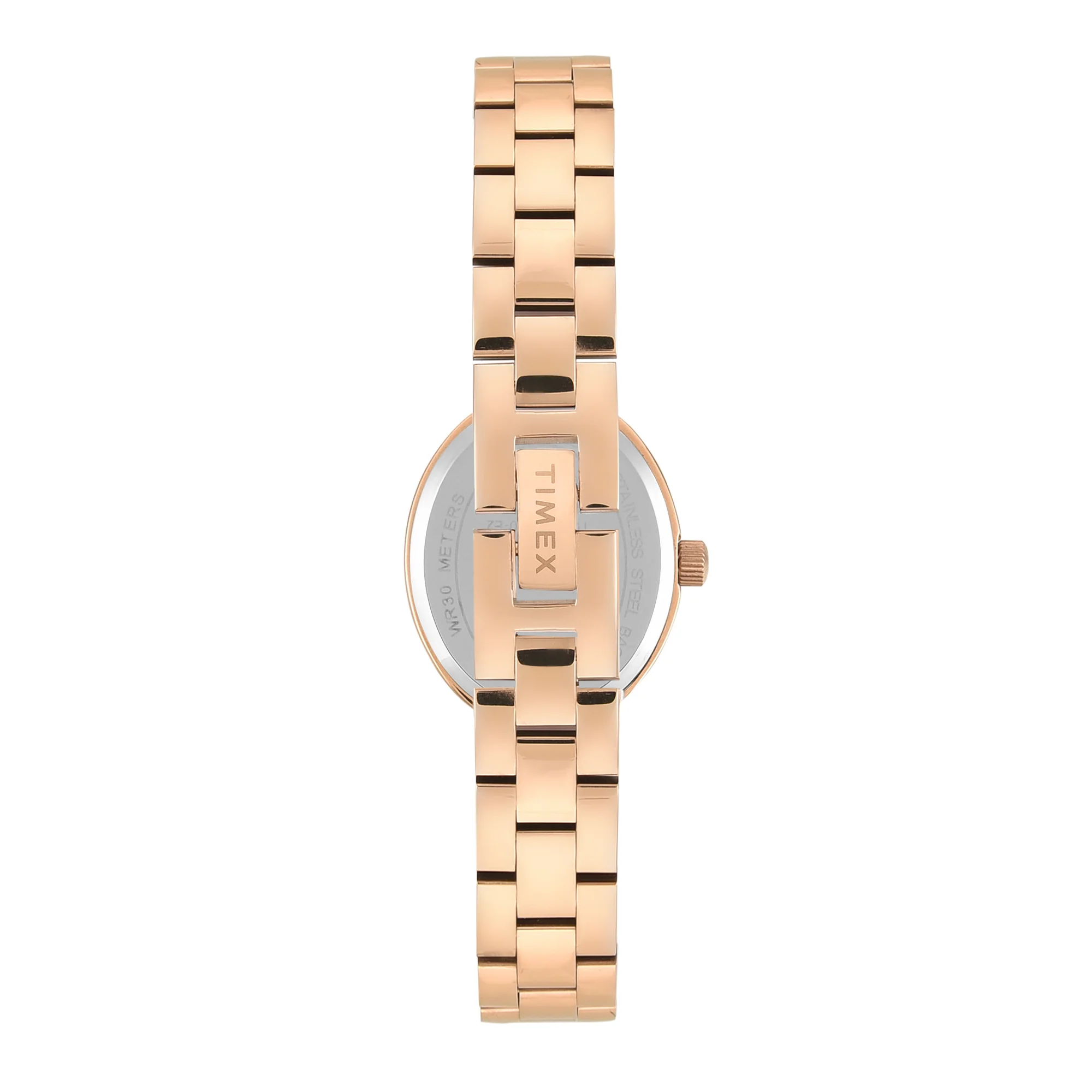 Timex Oval 23mm White Dial Analog Women Watch - TWEL27200 - Image 5