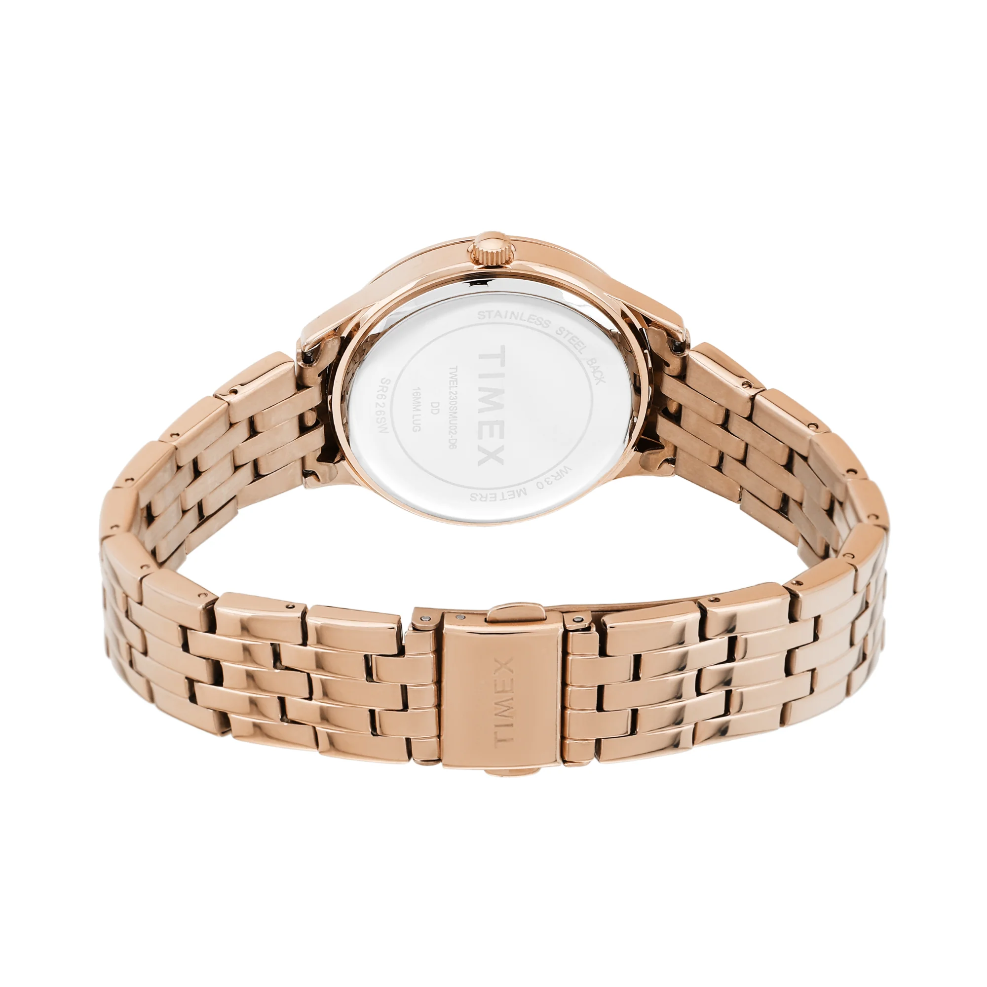 Timex Pink Round Dial Analog Women's Watch - TWEL230SMU02 - Image 4