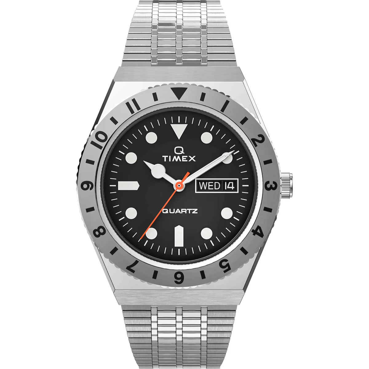 Q Timex Reissue 38mm Stainless Steel Bracelet Watch