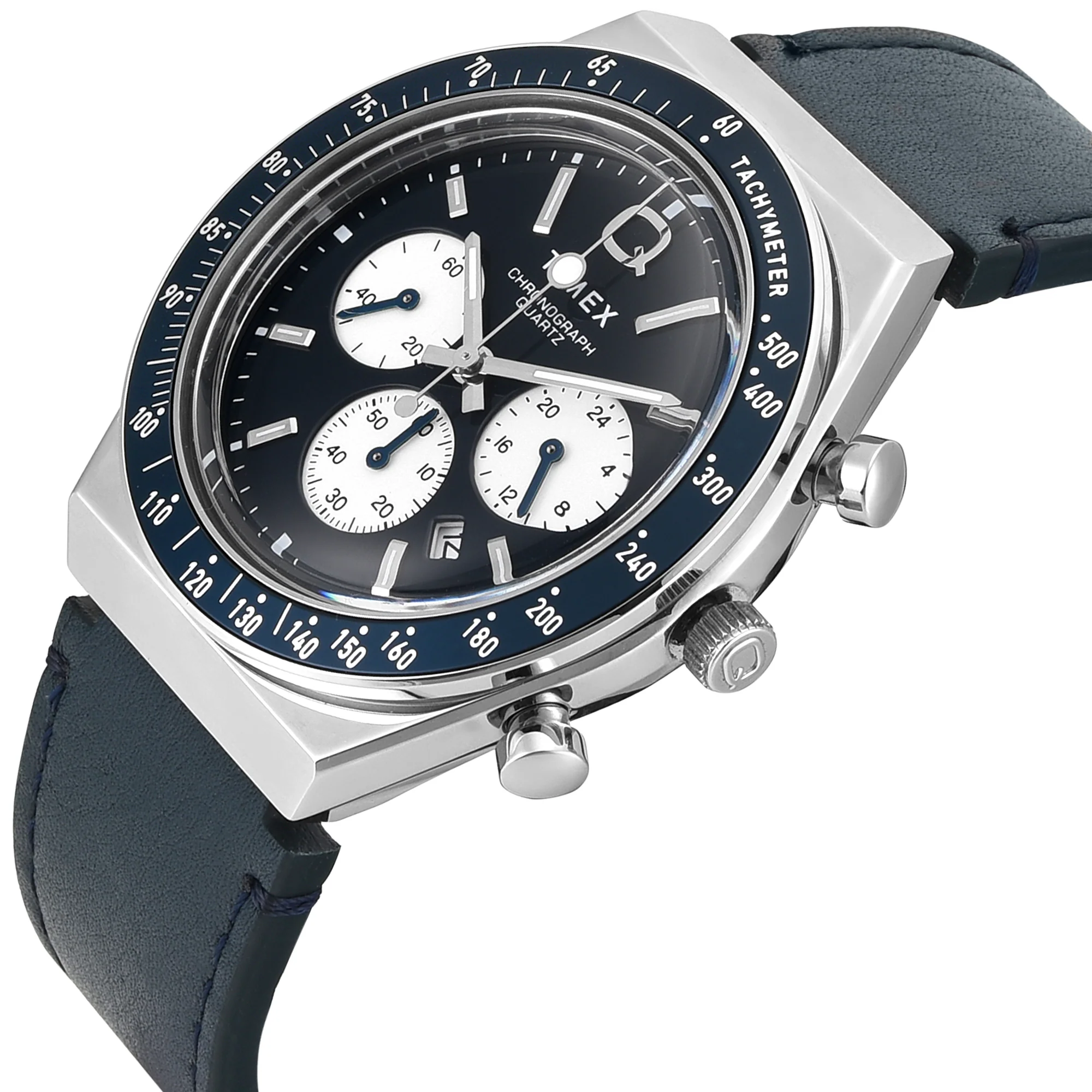TIMEX Q Diver Inspired Blue Round Dial Analog Men Watch - TWEG26407 - Image 2