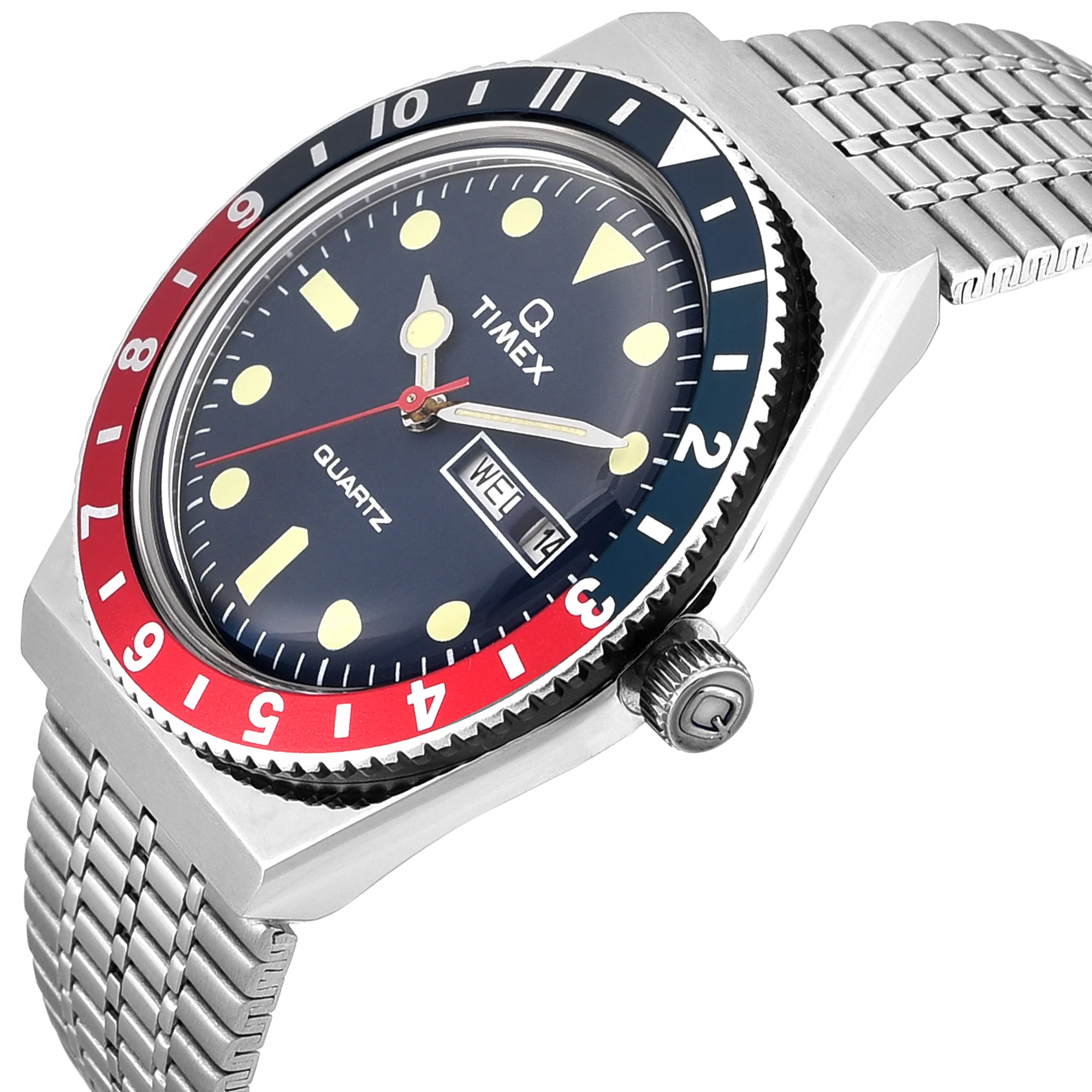 Timex Q Round 38mm Blue Dial Analog Men Watch - TWEG26300 - Image 2