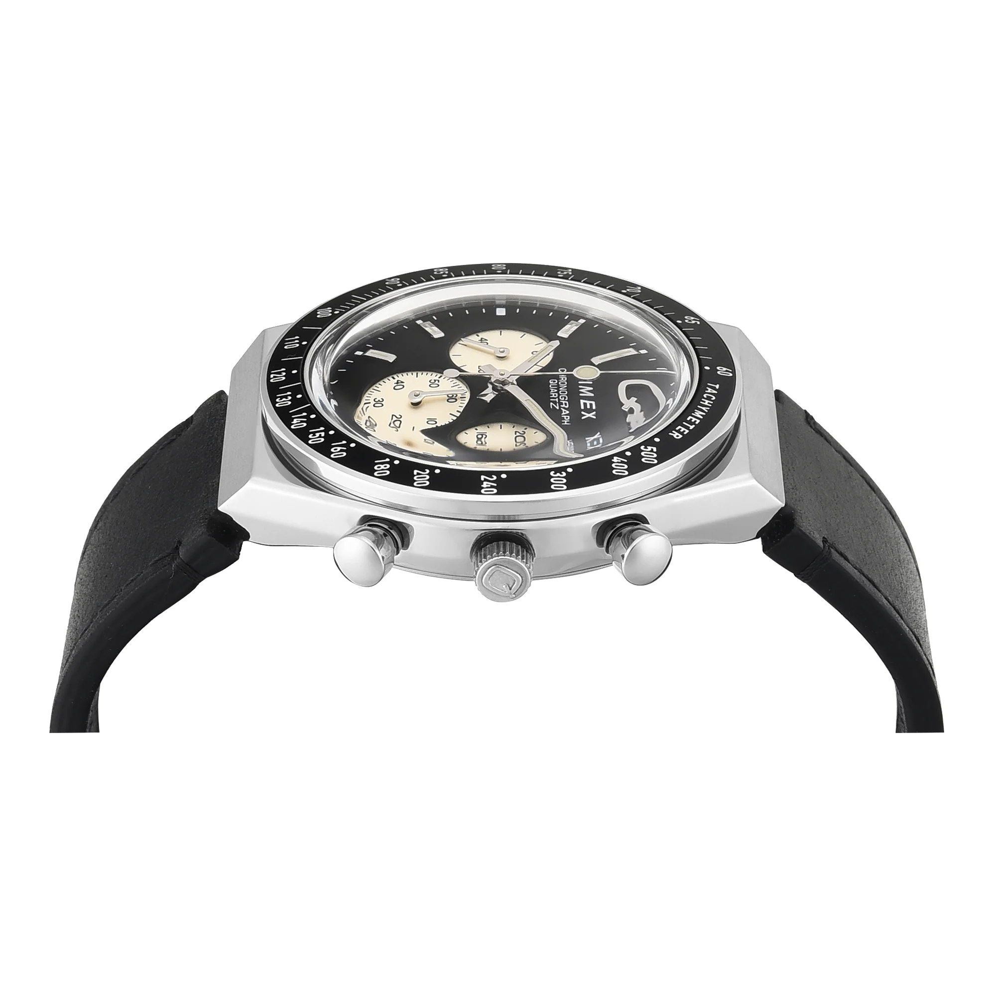 Timex Q Round 42mm Black Dial Analog Men Watch - TWEG26408 - Image 4