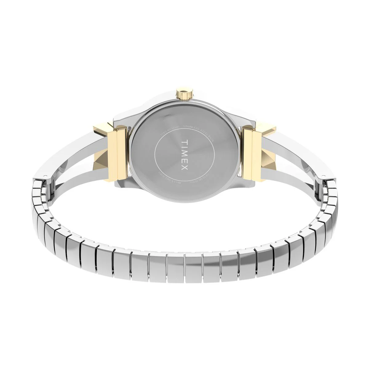 Timex Round 25mm Silver-Tone Dial Analog Women Watch - TW2W18500JQ - Image 4